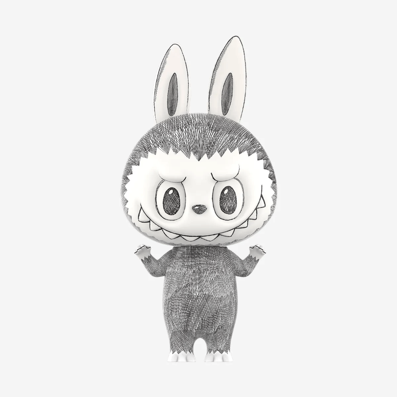 POP MART LABUBU THE MONSTERS SKETCH 素描 400% / 1000% 搪膠公仔