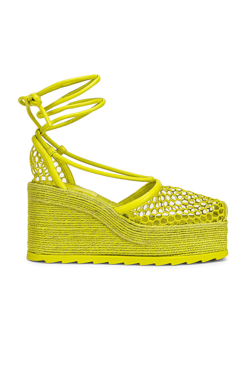 Bottega Veneta Stretch Lace Up Espadrilles