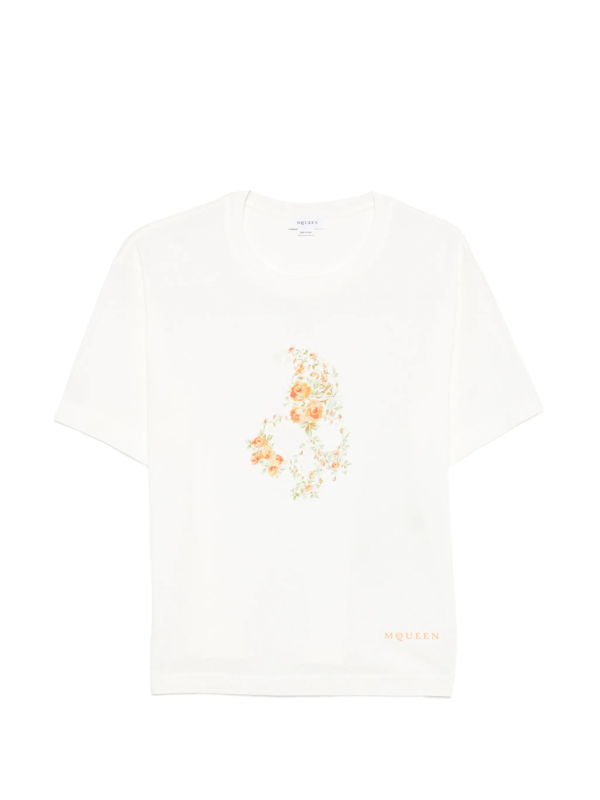 Alexander McQueen floral - print T - shirt