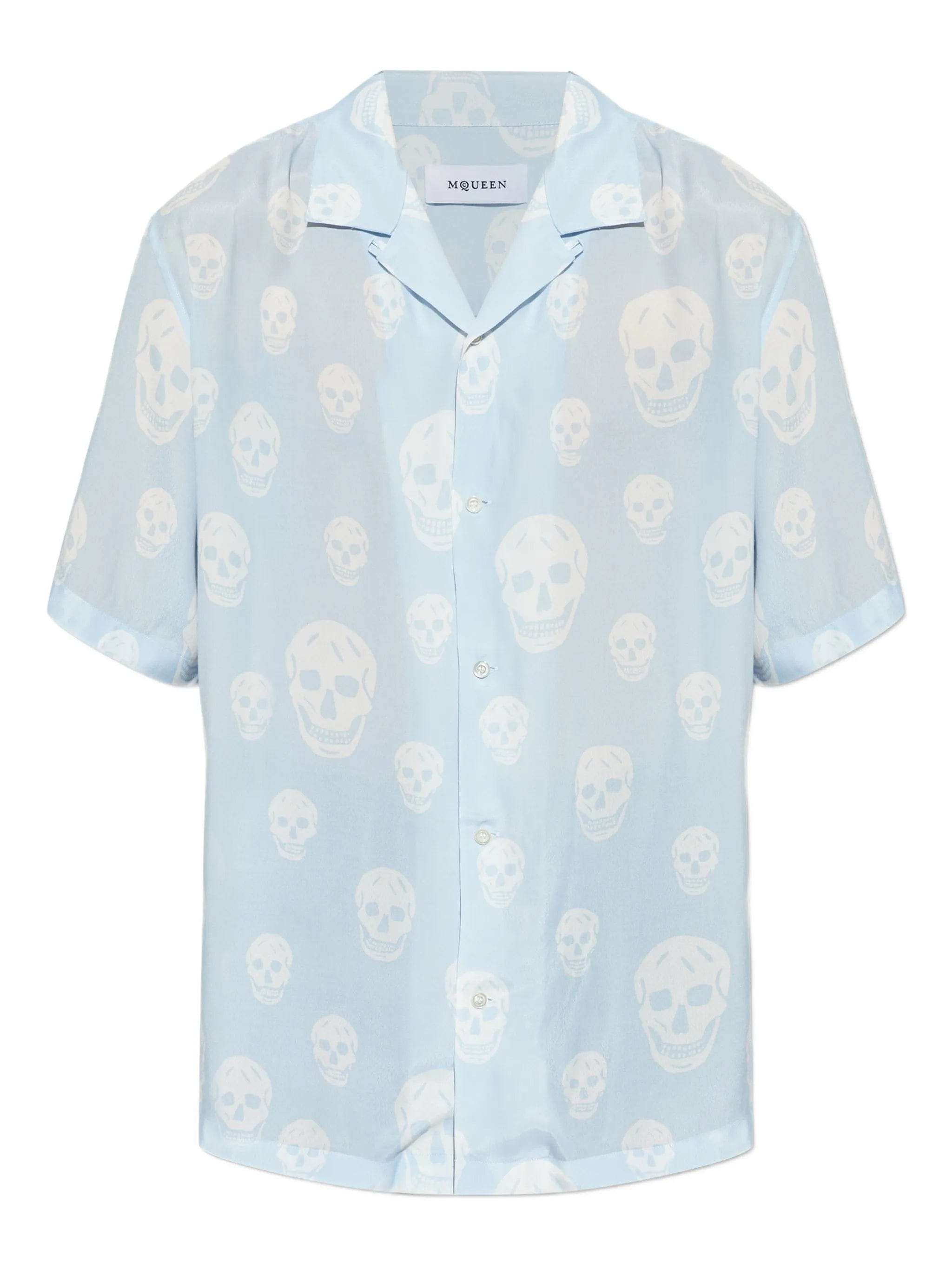Alexander McQueen skull - pattern shirt