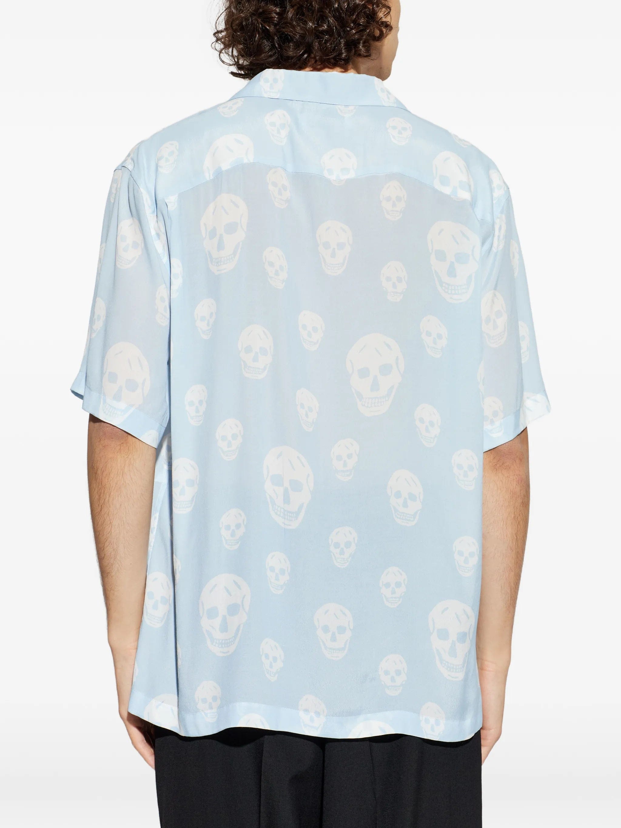Alexander McQueen skull - pattern shirt