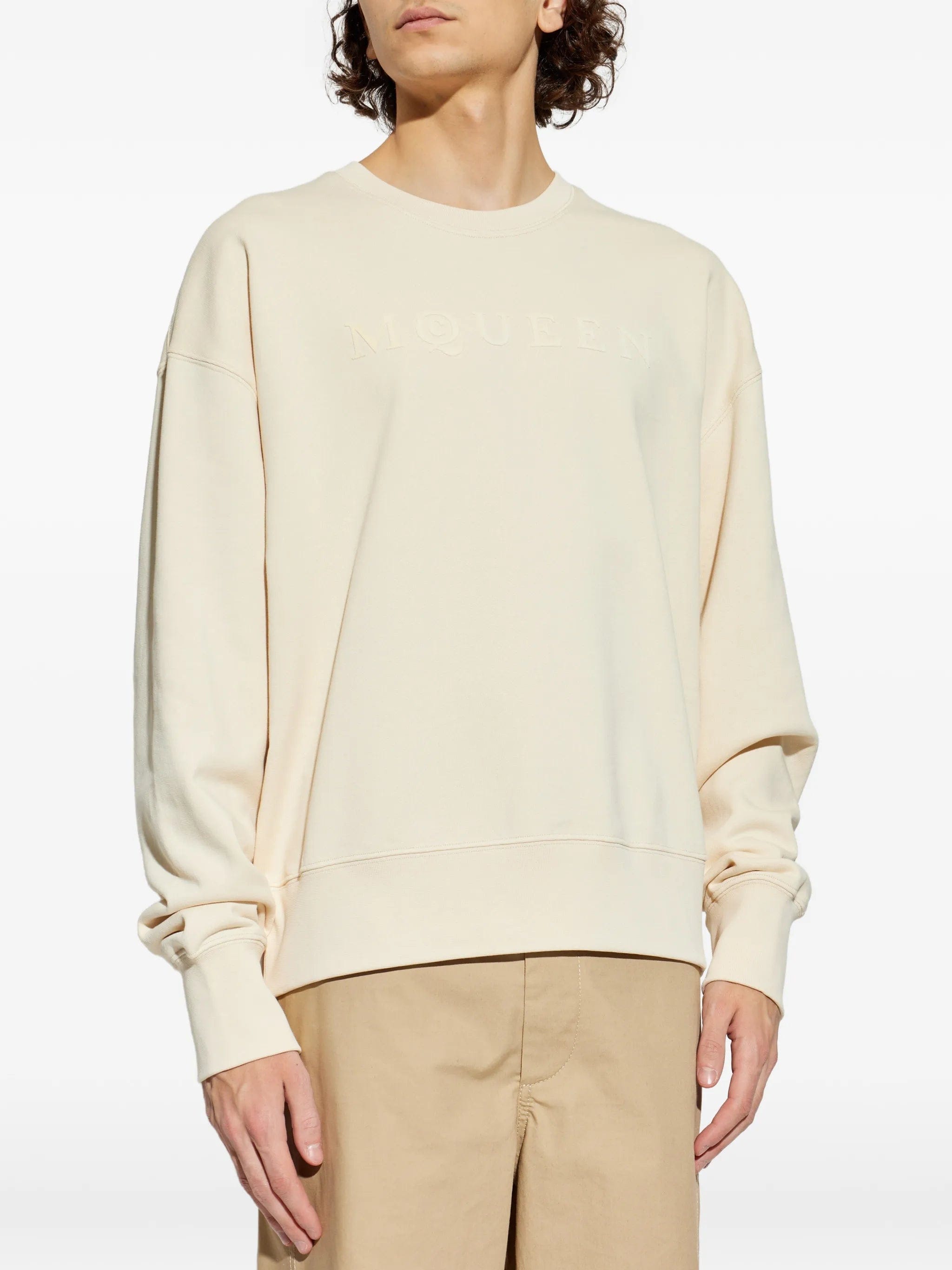 Alexander McQueen logo - print sweatshirt