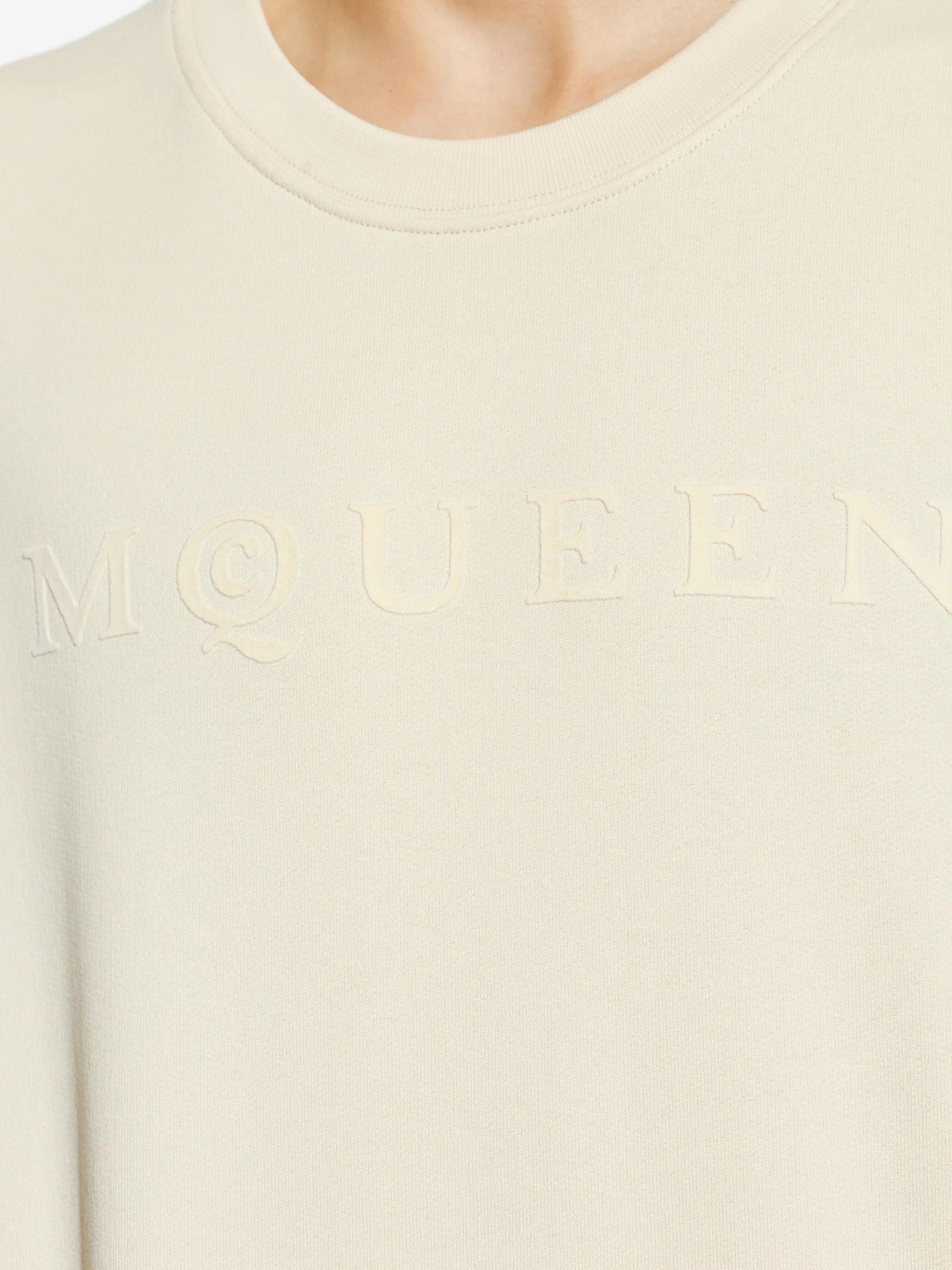 Alexander McQueen logo - print sweatshirt