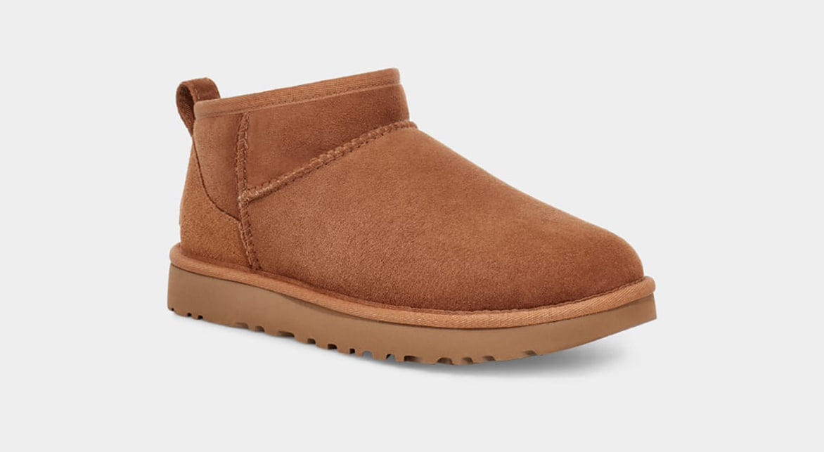 UGG WMNS CLASSIC ULTRA MINI - CHESTNUT