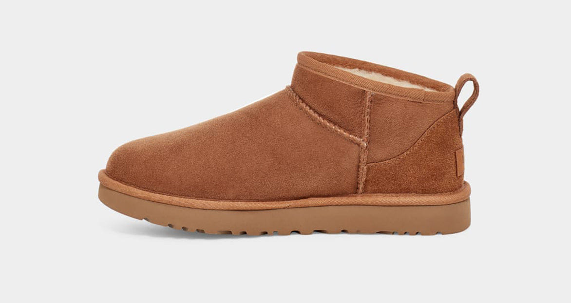 UGG WMNS CLASSIC ULTRA MINI - CHESTNUT