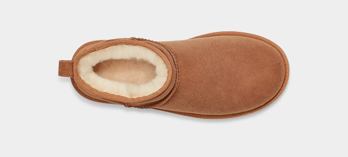 UGG WMNS CLASSIC ULTRA MINI - CHESTNUT