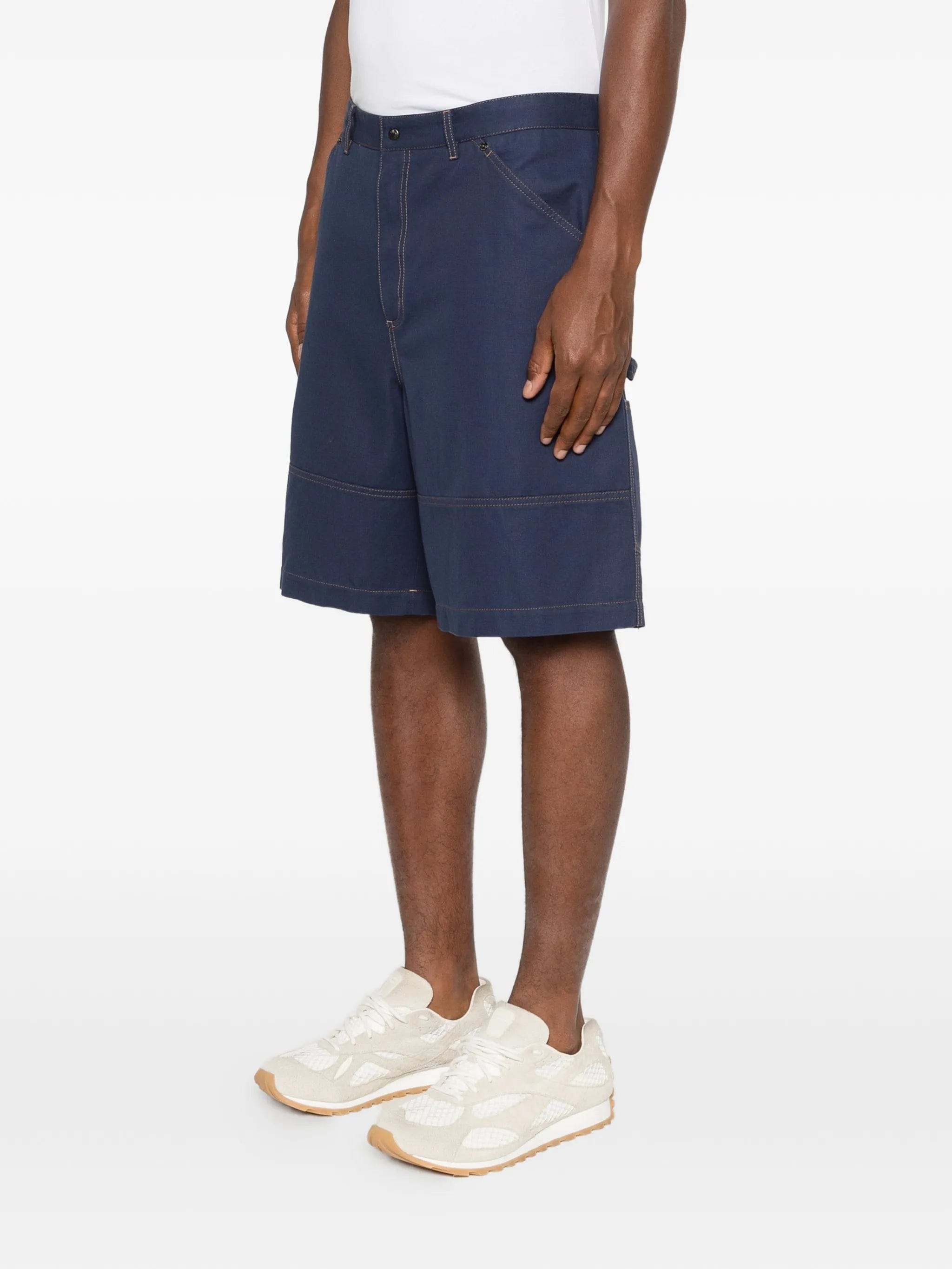 Moncler contrast - stitching cargo shorts