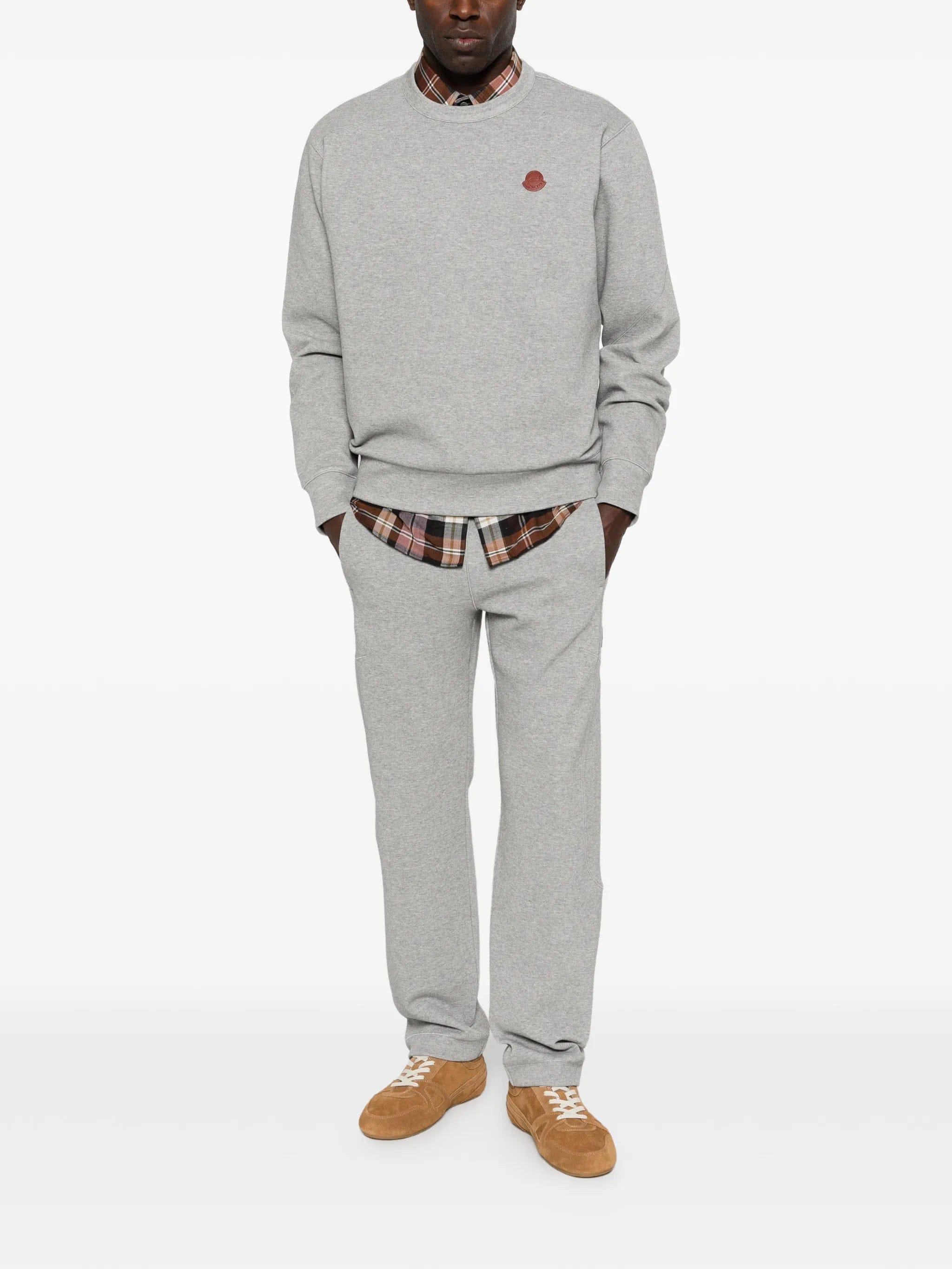 Moncler logo patch sweatshirt