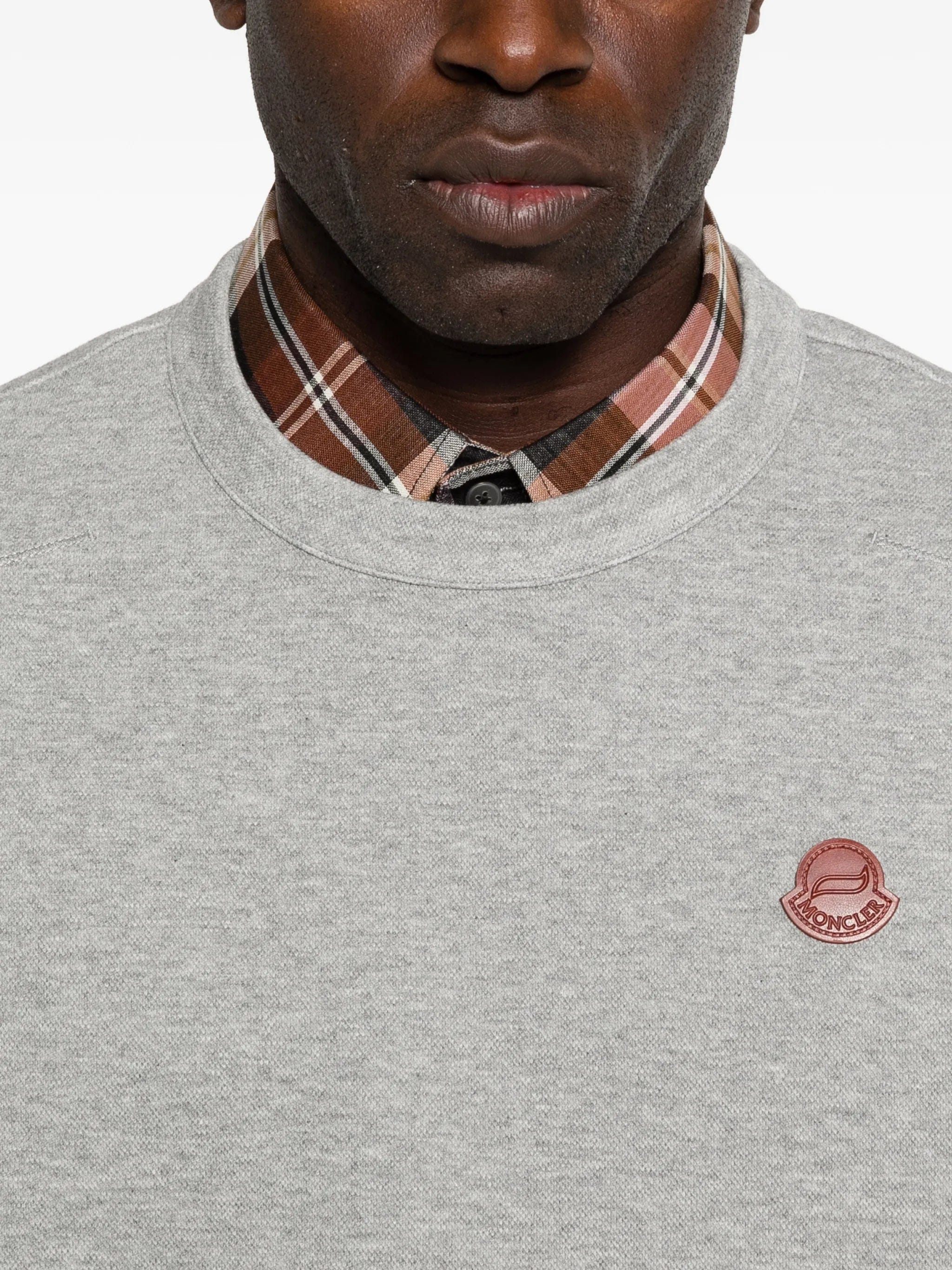 Moncler logo patch sweatshirt