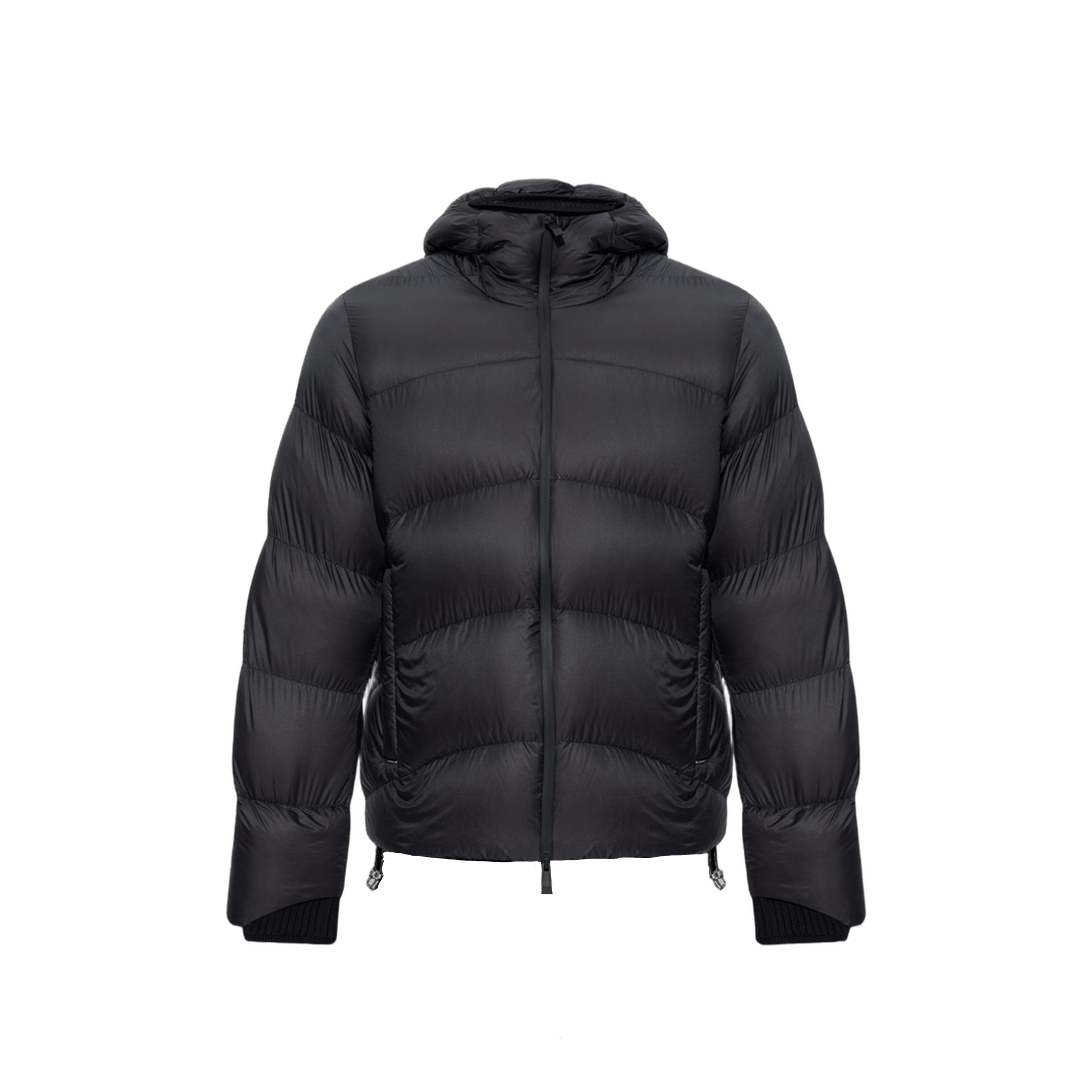 Moncler Black Fulcran Hooded Short Down Jacket