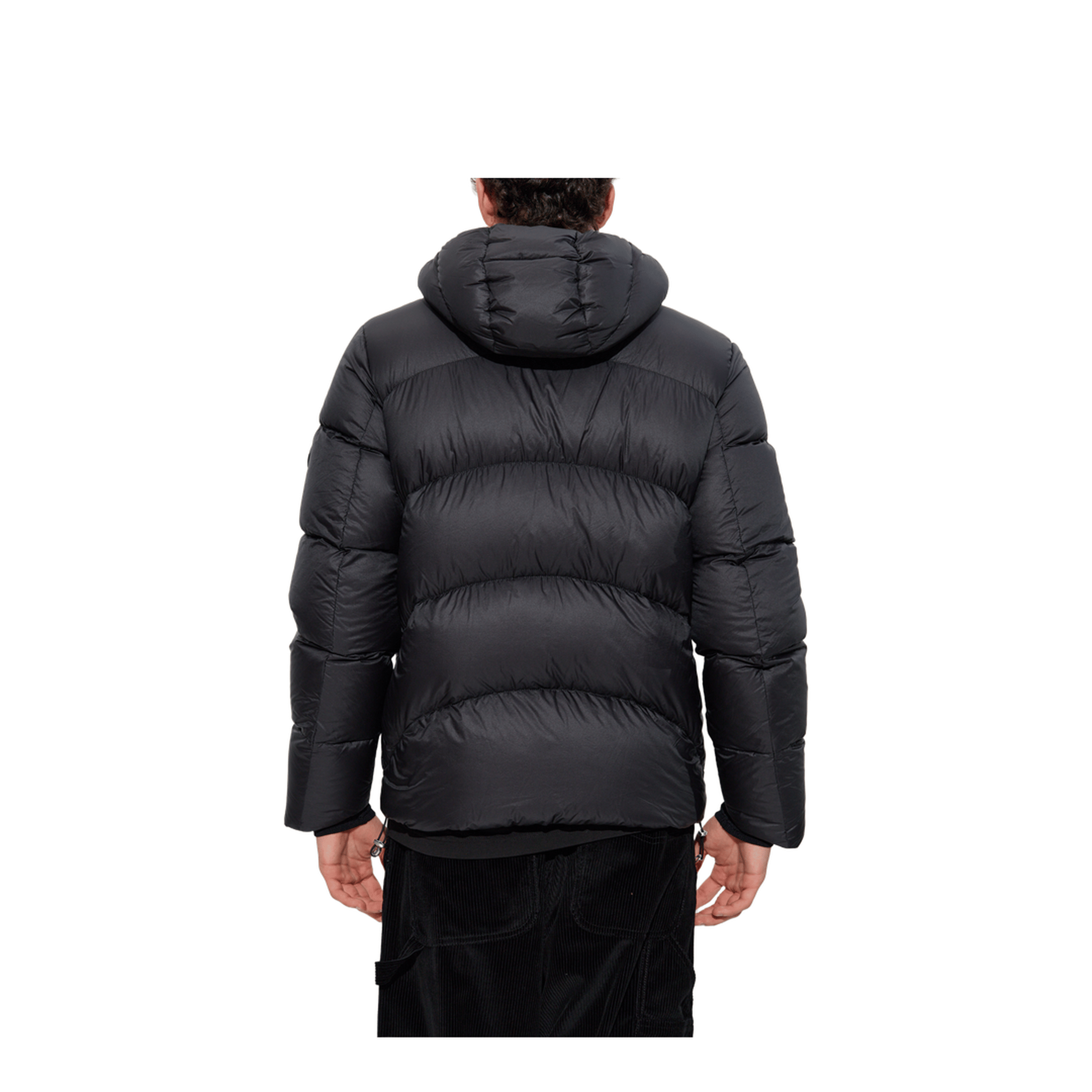 Moncler Black Fulcran Hooded Short Down Jacket