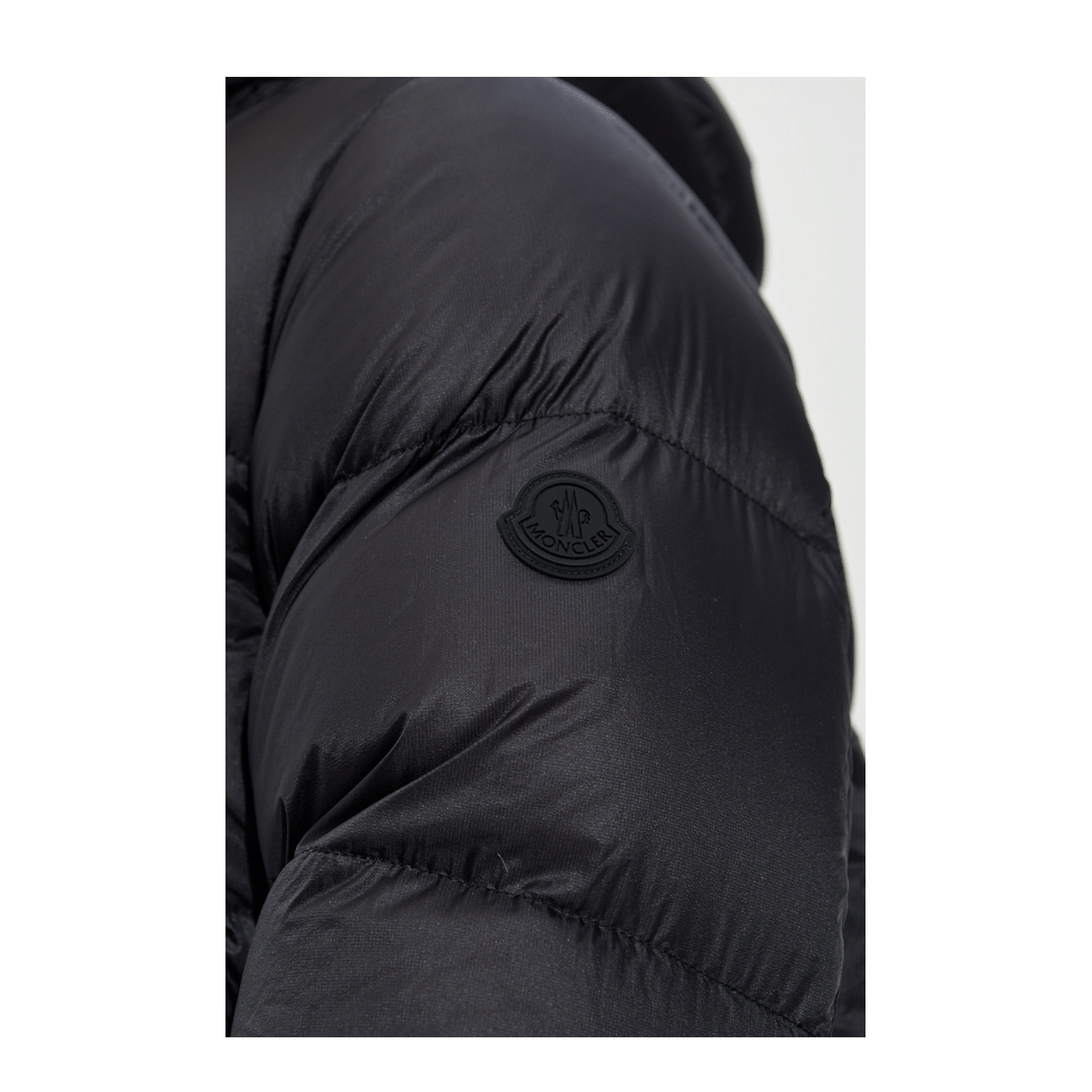 Moncler Black Fulcran Hooded Short Down Jacket