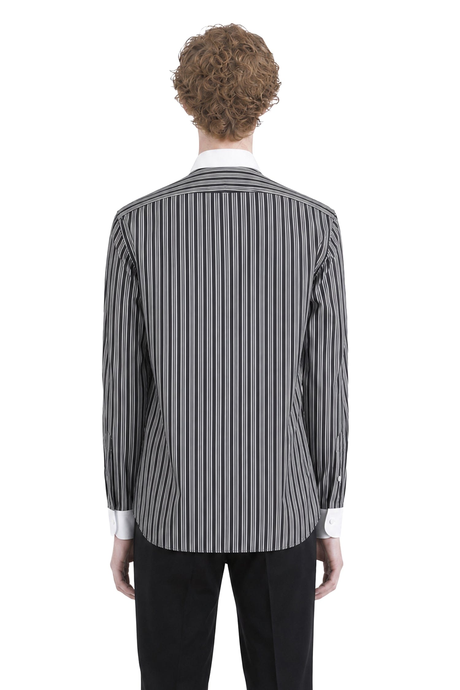 TOM FORD Poplin Stripe Classic Fit Shirt