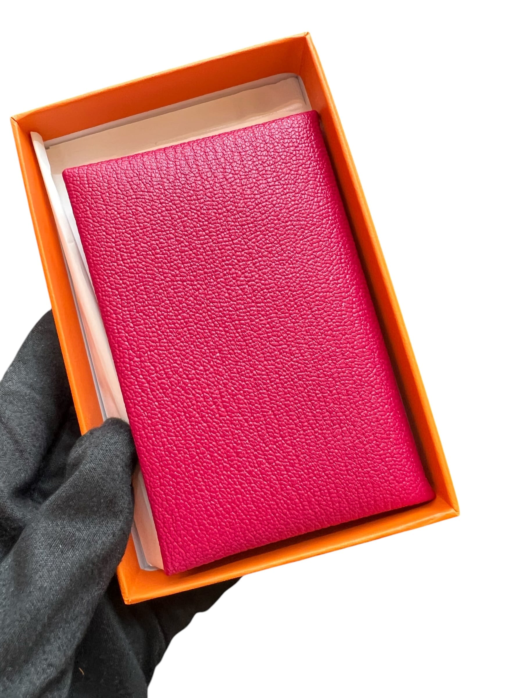 Hermes Calvi Bastia Framboise Chevre #Z SSLG1034