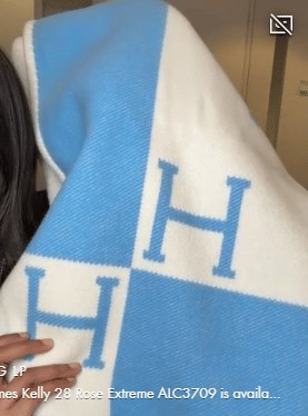 Hermes blanket blue ALC4107