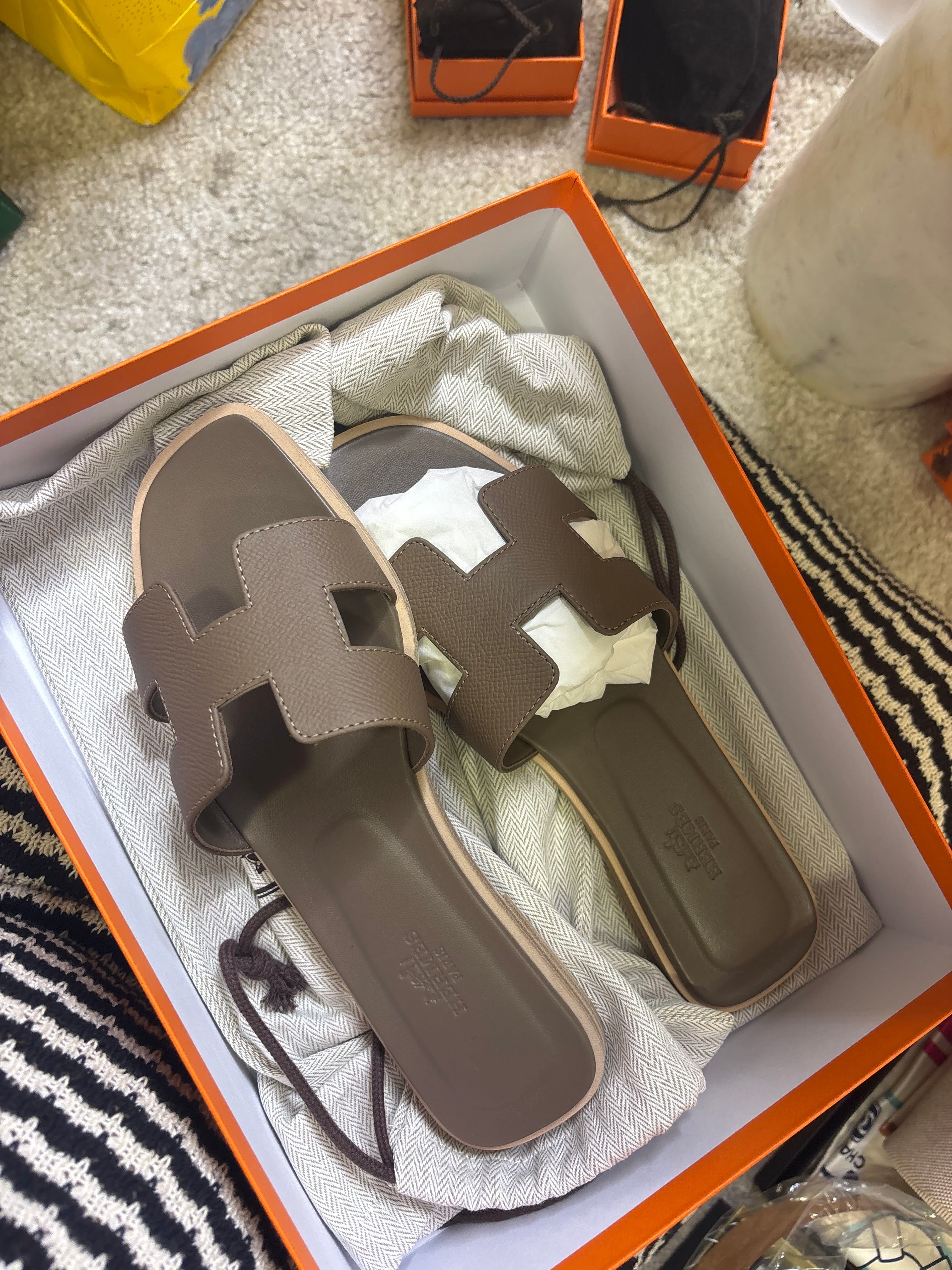 Hermes Orans Etoupe 37.5 ALC3971