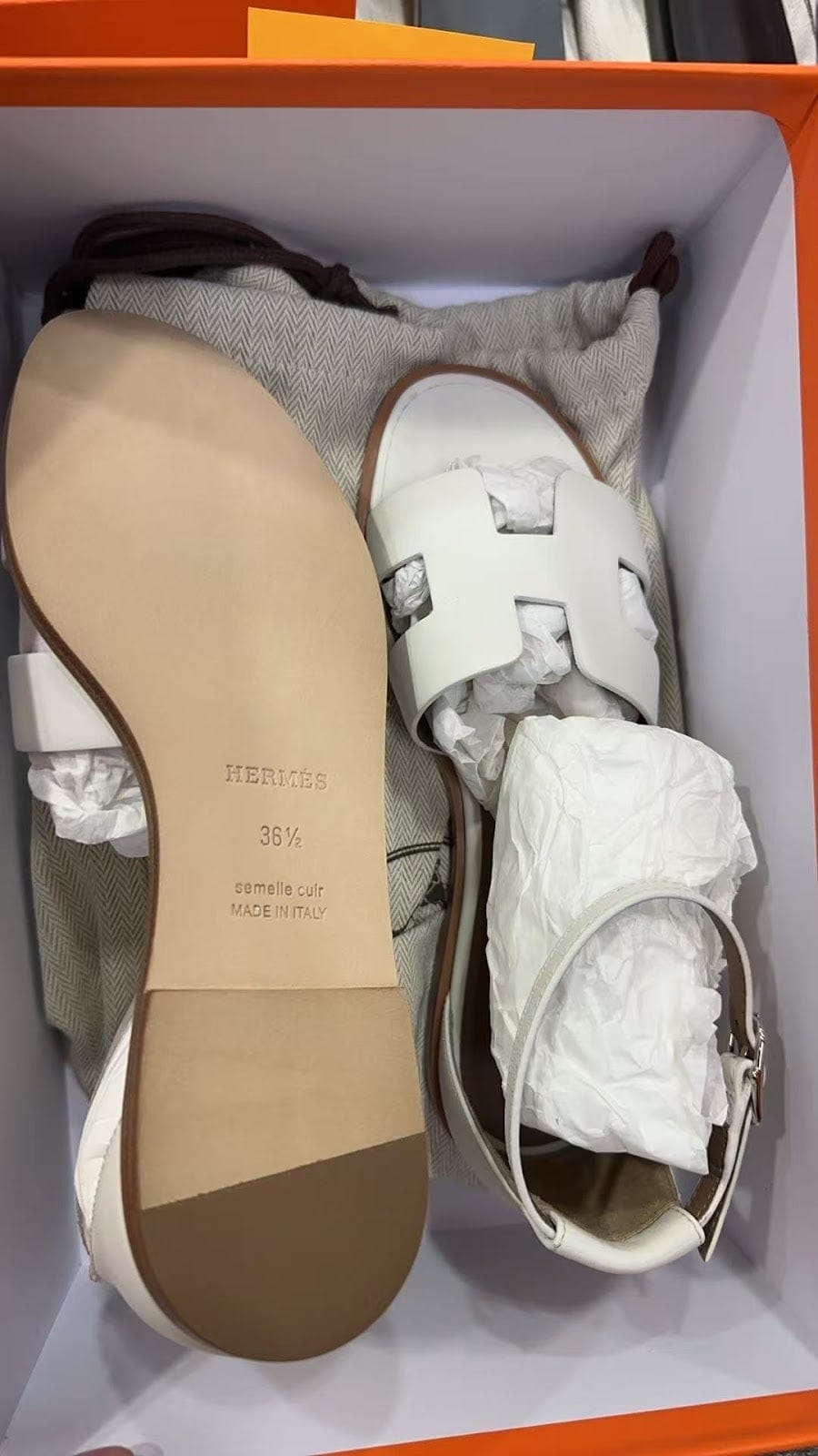 Hermes White oran 36.5 ALC3794