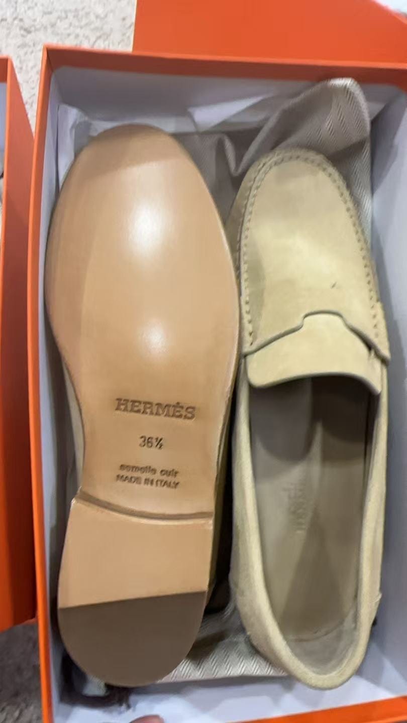 Hermes Paris Flat Beige 36.5 ALC3799