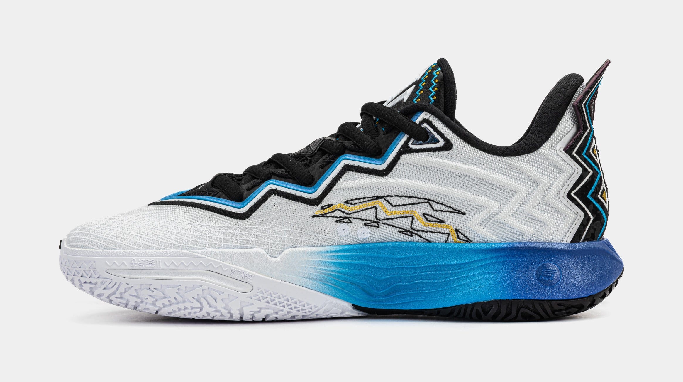 Anta Kai 2 Dallas Mens Basketball Shoes (White/Gradient Blue) Final Sale