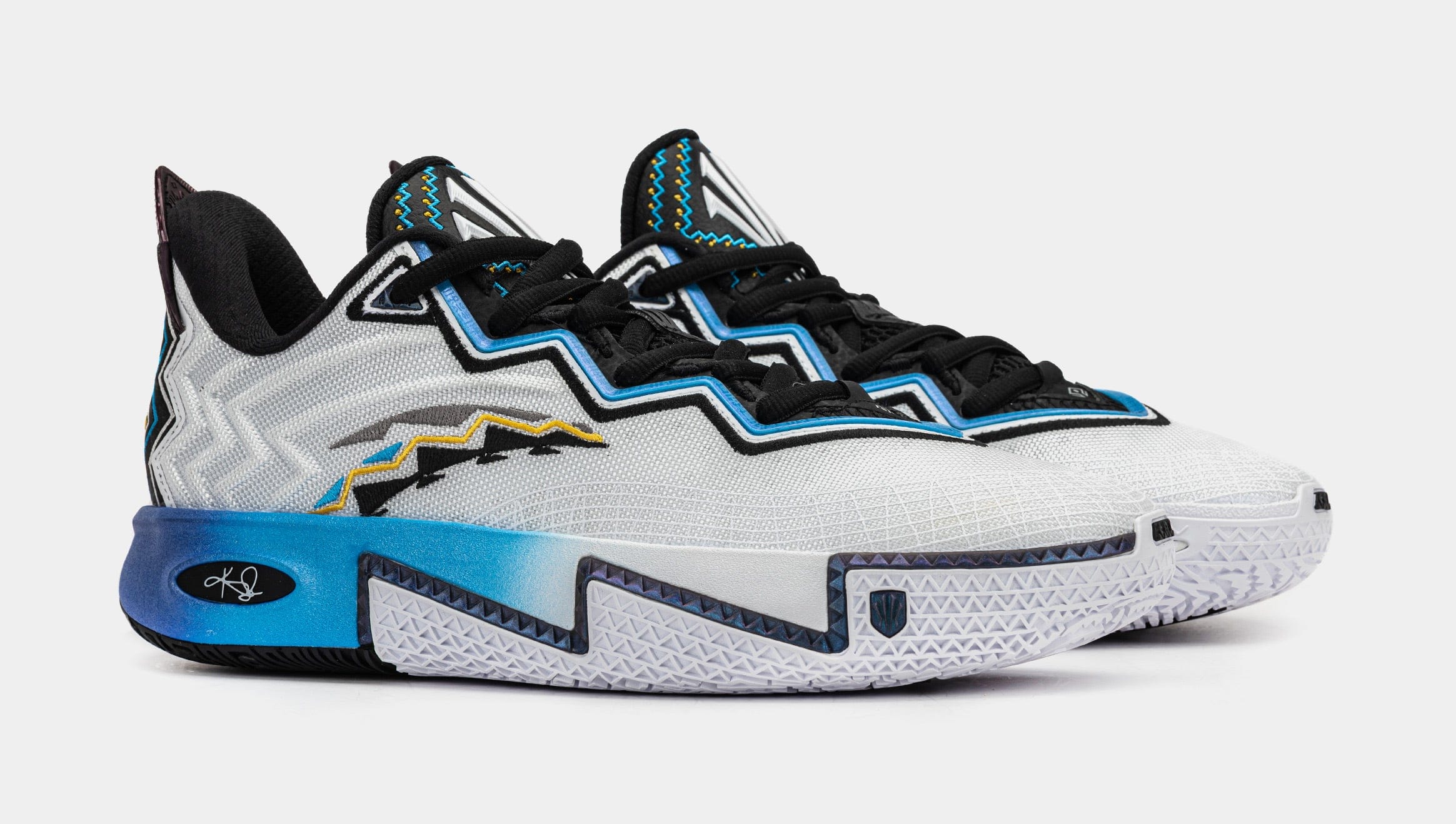 Anta Kai 2 Dallas Mens Basketball Shoes (White/Gradient Blue) Final Sale