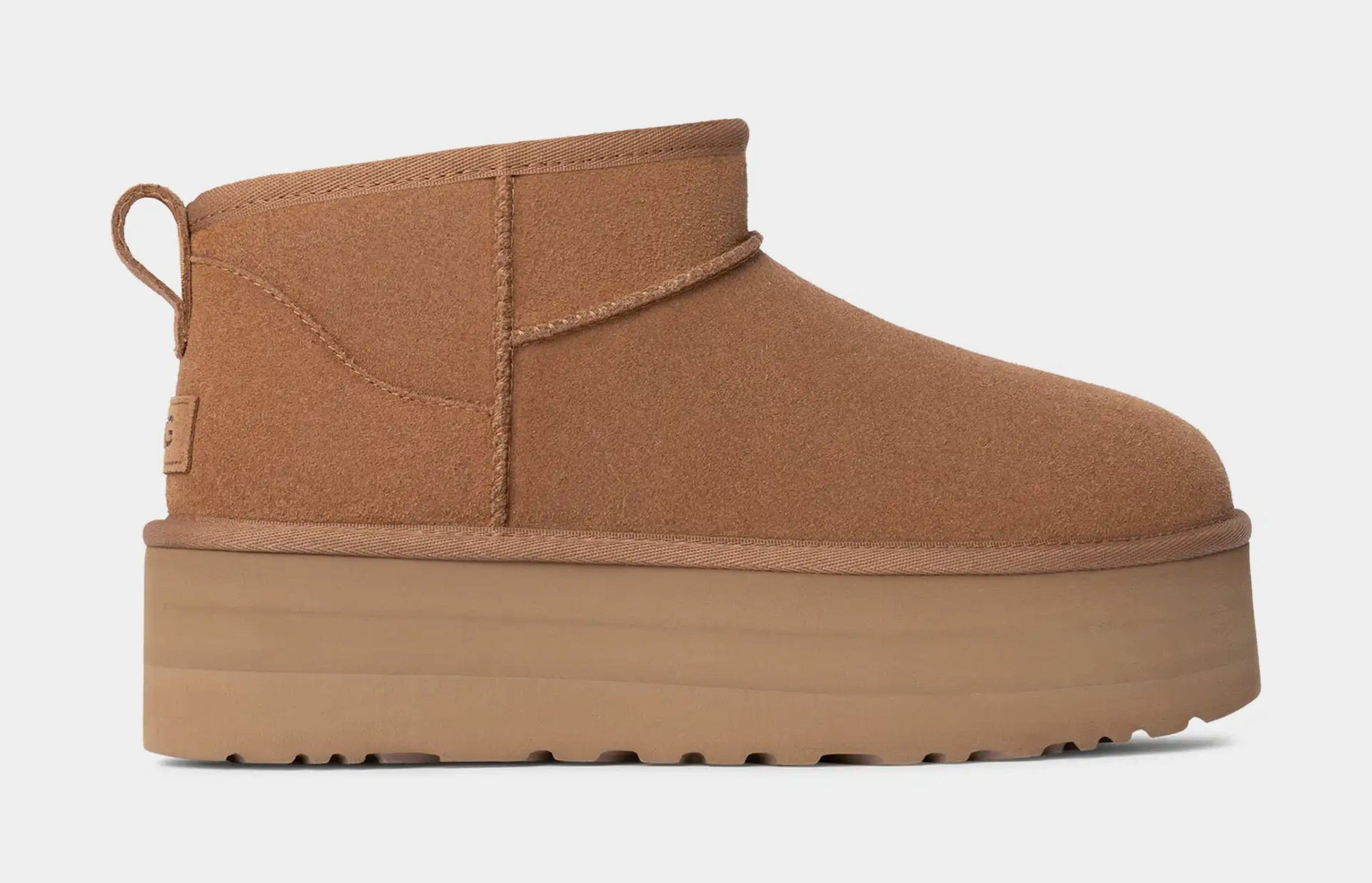 UGG Classic Ultra Mini Platform Womens Boots (Chestnut)