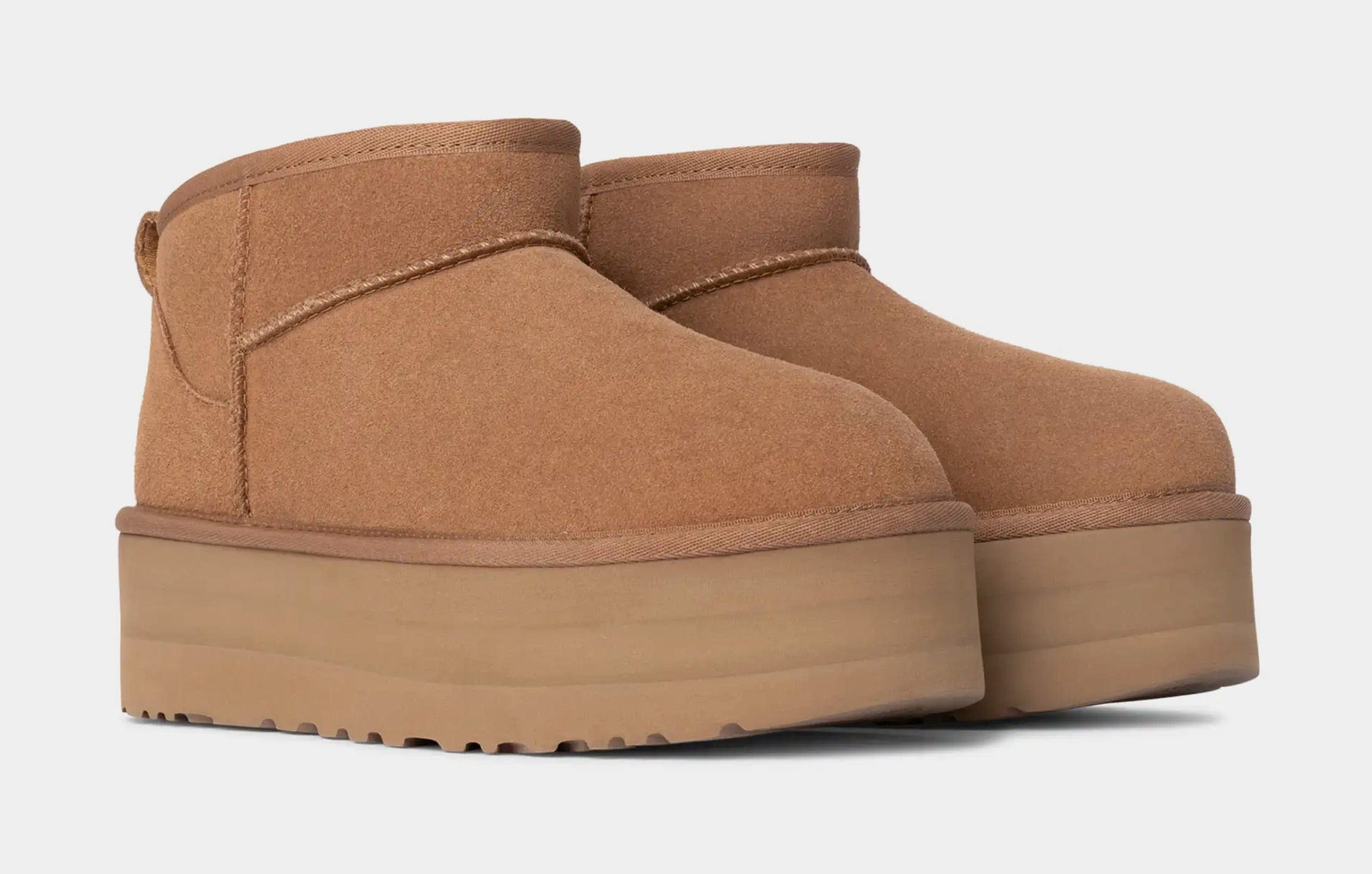 UGG Classic Ultra Mini Platform Womens Boots (Chestnut)