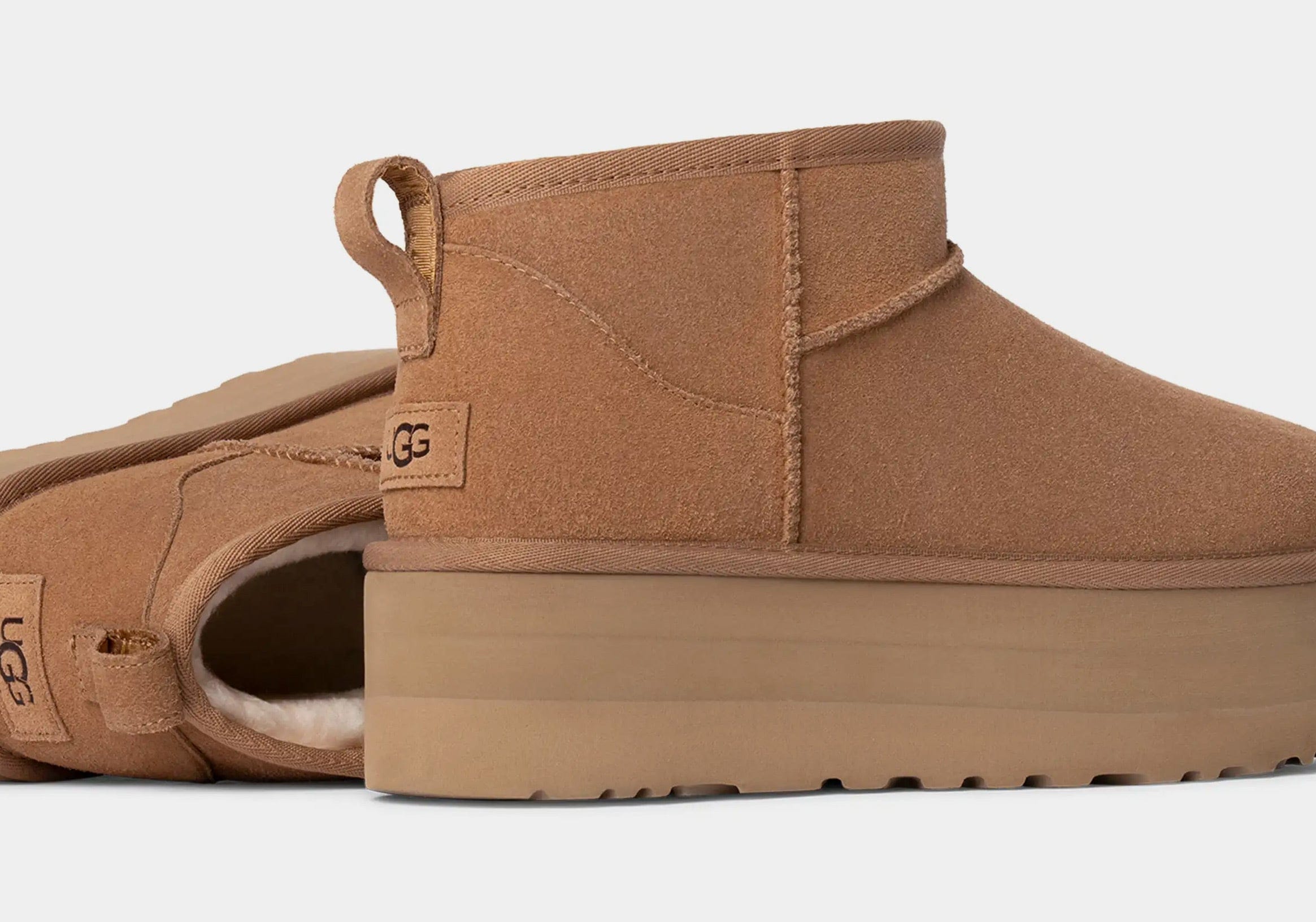UGG Classic Ultra Mini Platform Womens Boots (Chestnut)