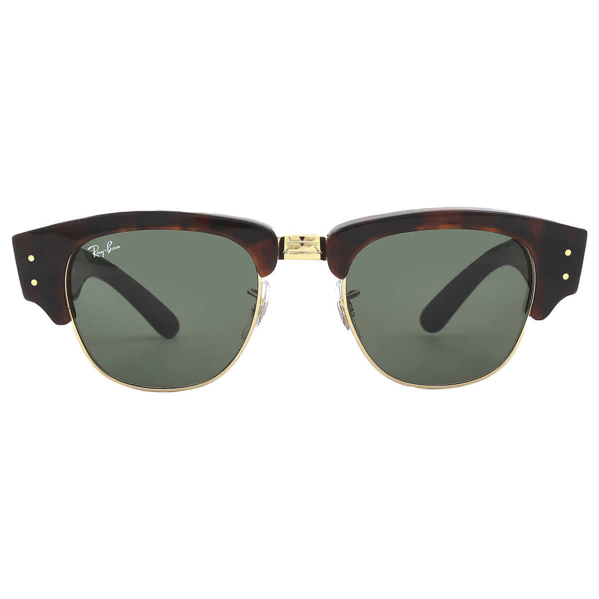 Ray Ban Mega Clubmaster Green Square Unisex Sunglasses RB0316S 990/31 50