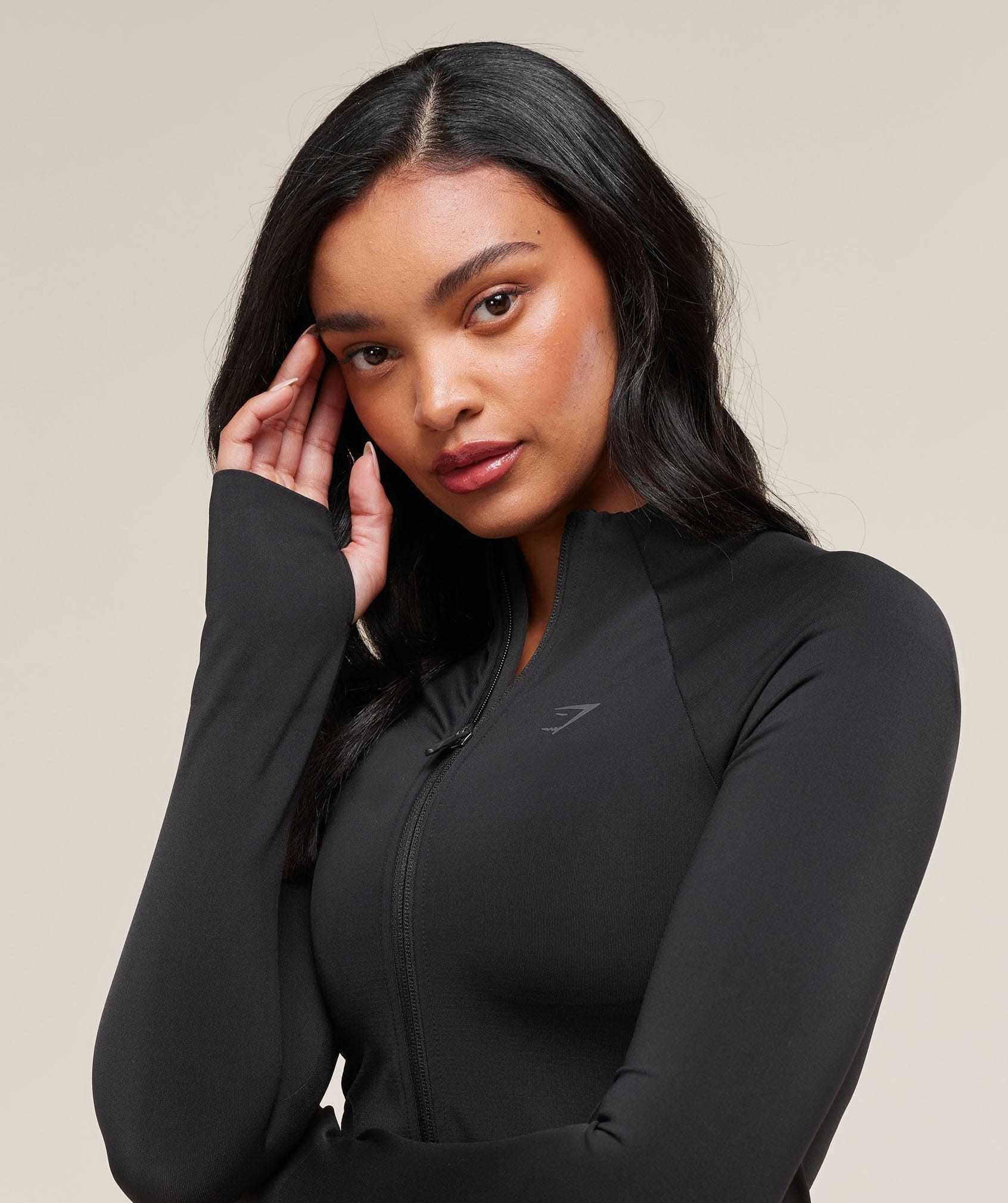 Gymshark Women's Gymshark Soft Sculpt Zip Up Jacket Black