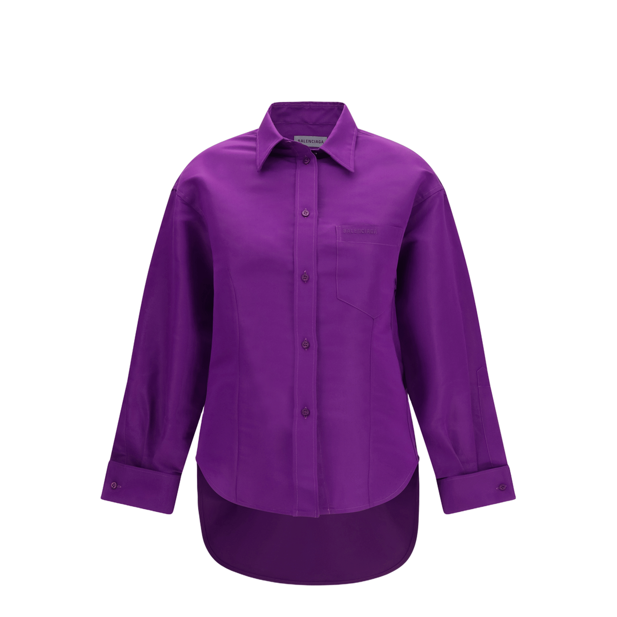 Balenciaga Asymmetric Cotton Shirt