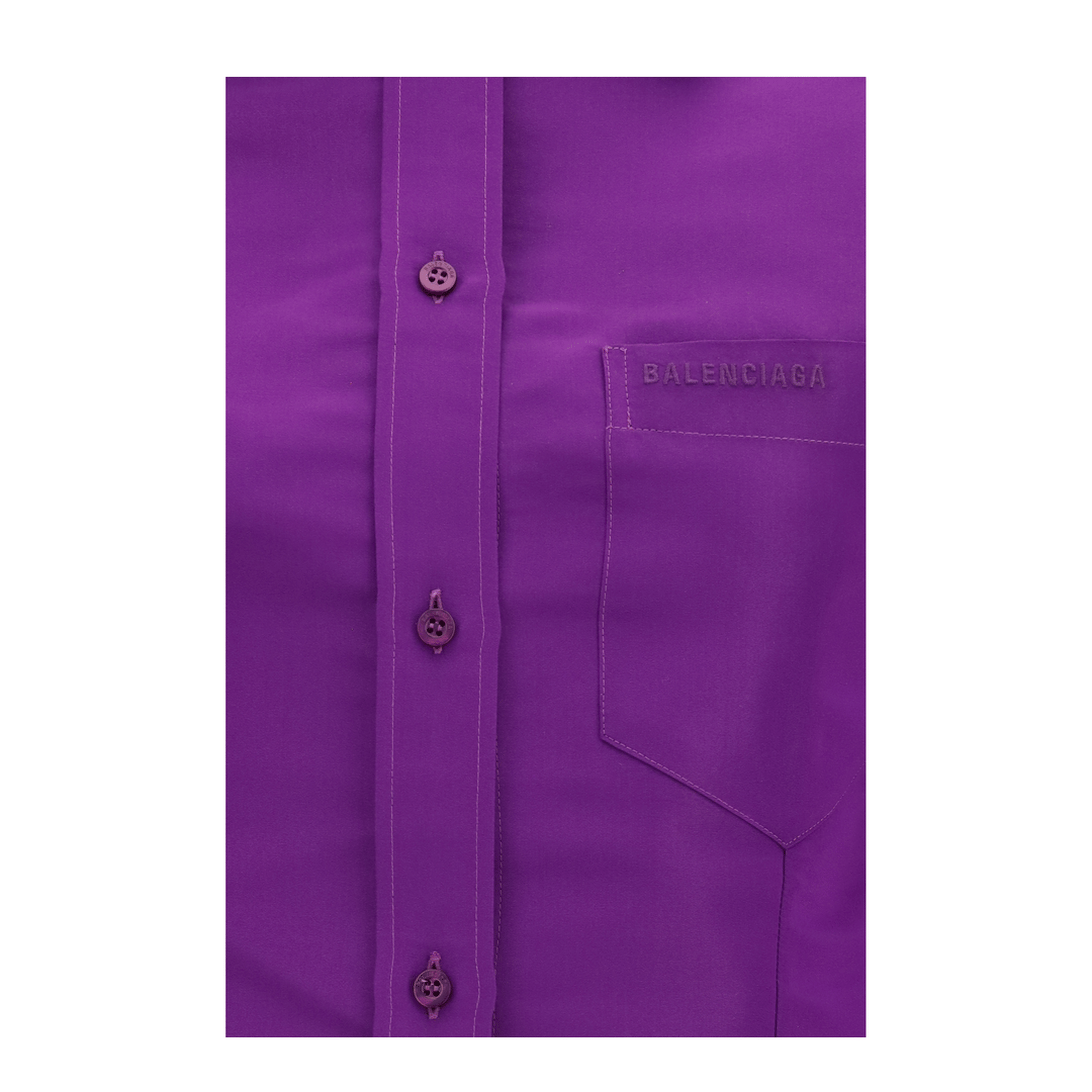 Balenciaga Asymmetric Cotton Shirt
