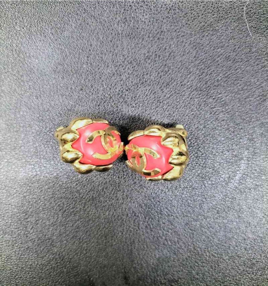 CHANEL Red Clip - on Earrings LZ511806