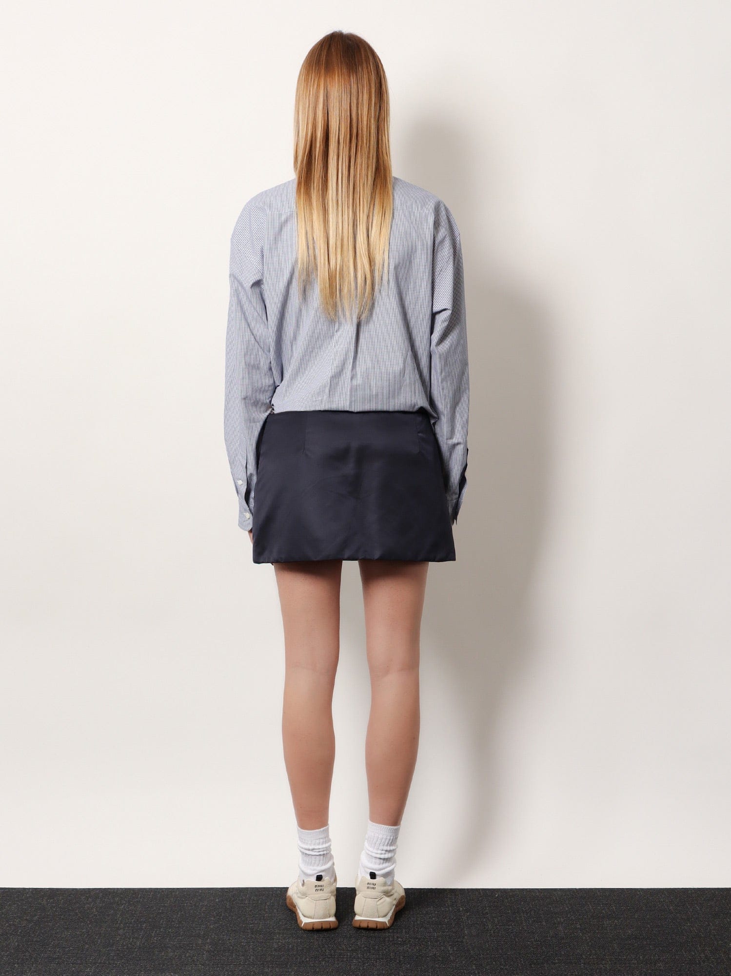 MIU MIU Recycled material mini skirt
