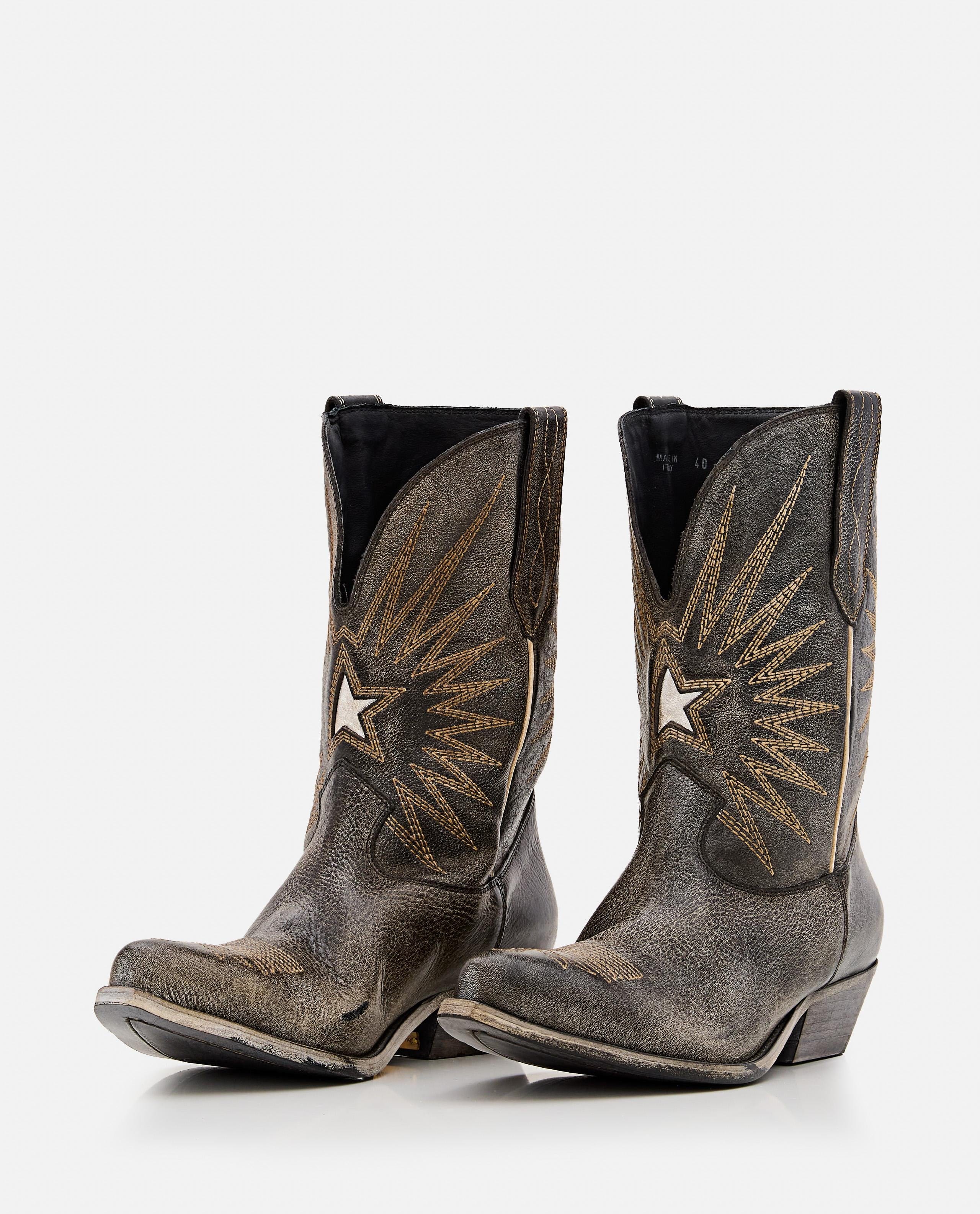 Golden Goose 4 mm WISH STAR STIVALI IN PELLE