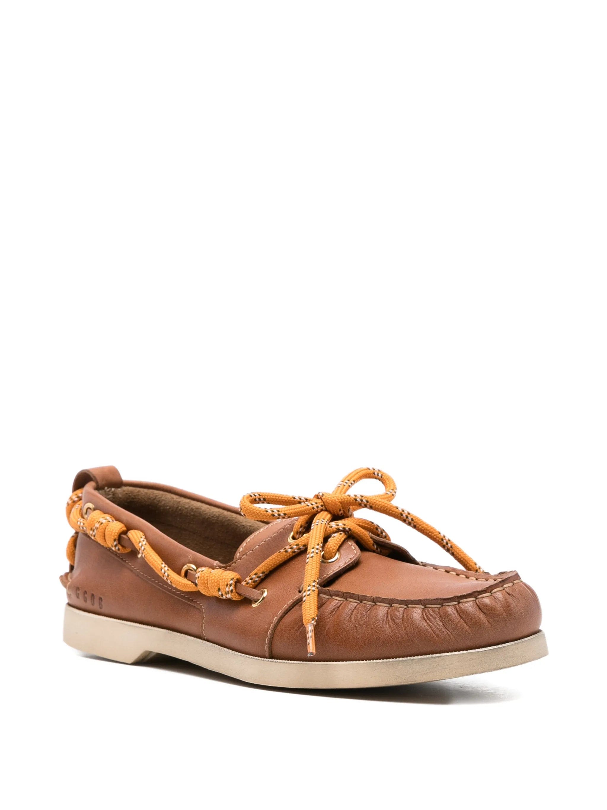 Golden Goose lace - up leather cruise loafers
