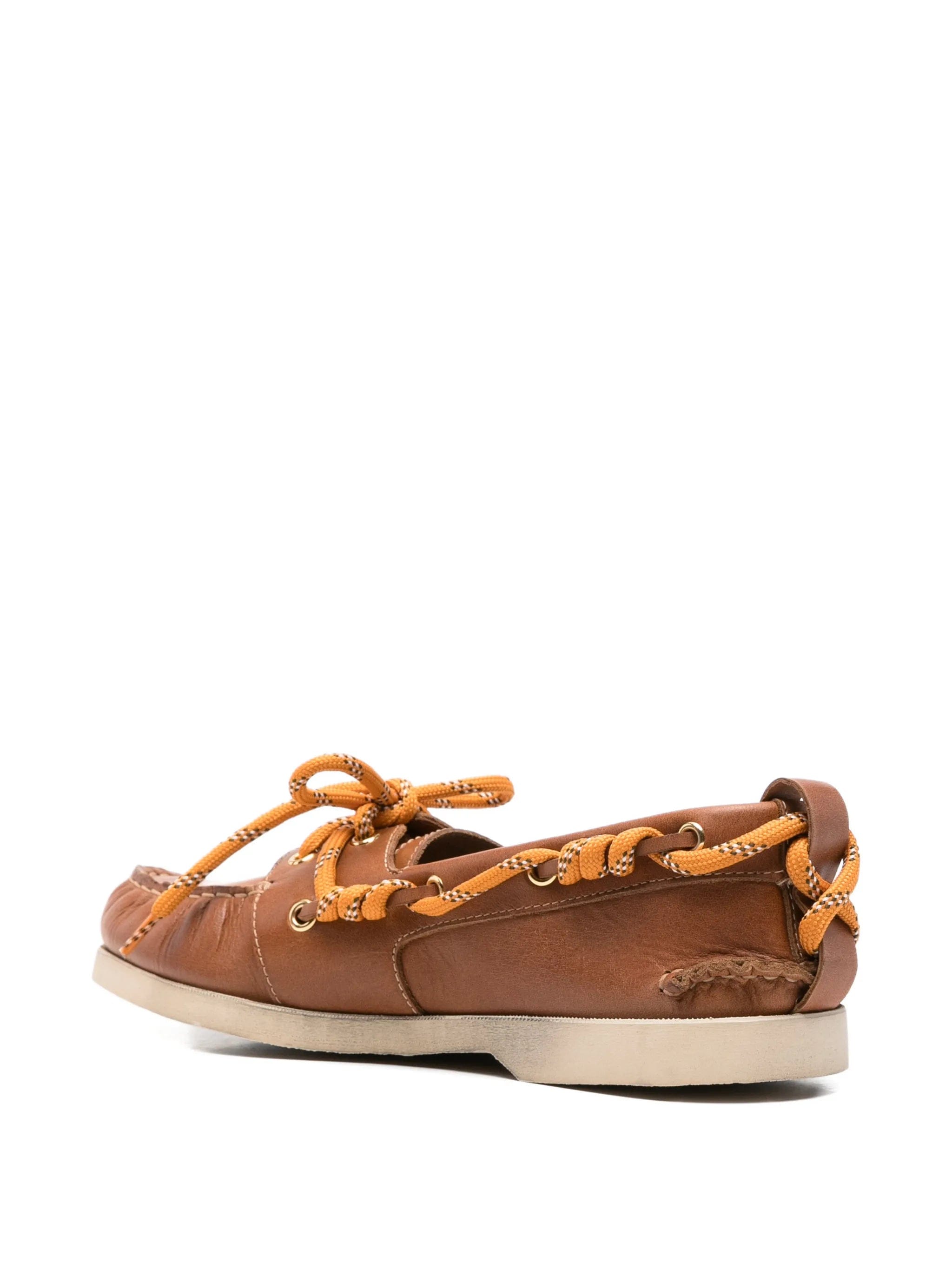 Golden Goose lace - up leather cruise loafers