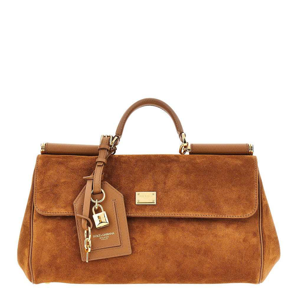 Dolce&Gabbana Women Suede Leather My Sicily Handbag