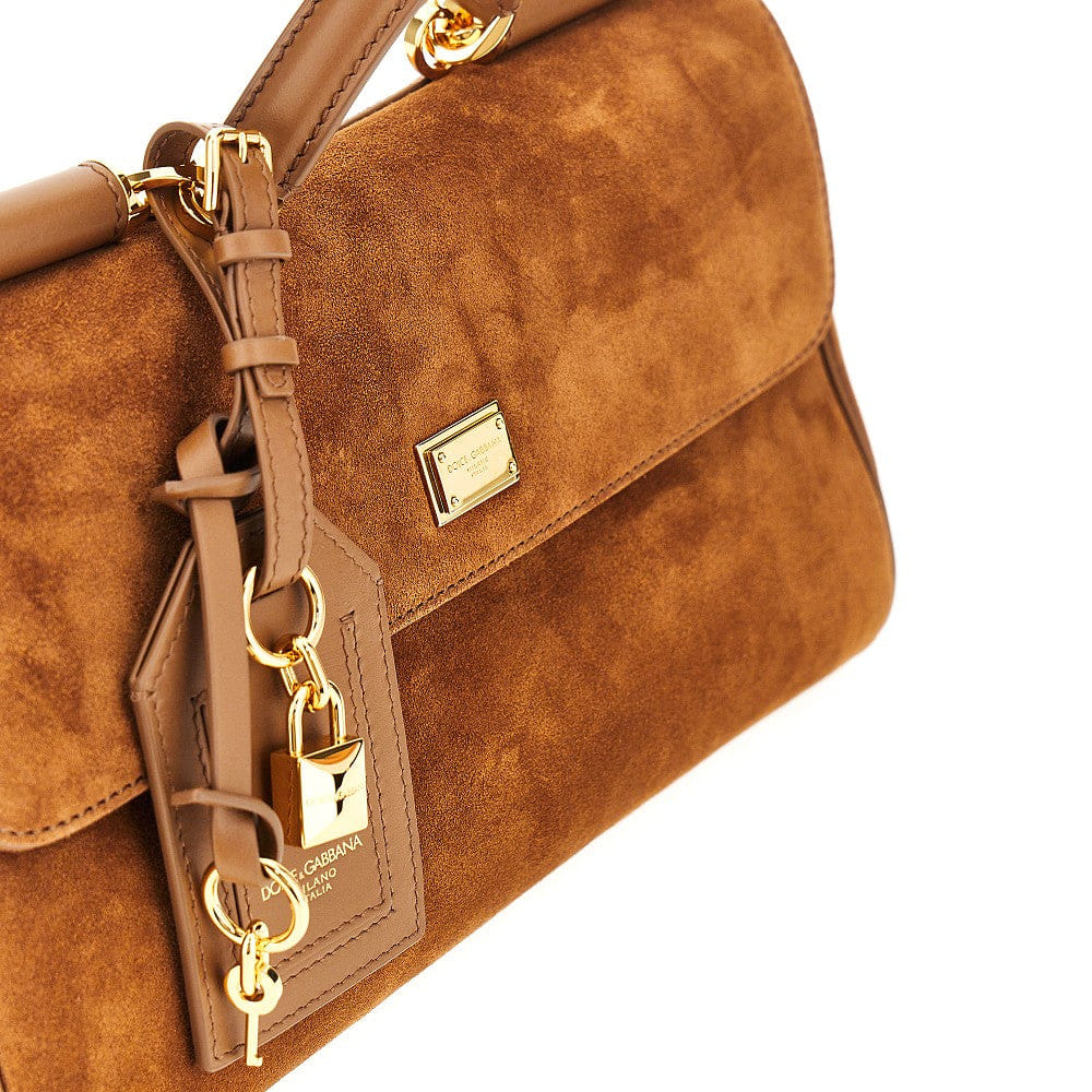 Dolce&Gabbana Women Suede Leather My Sicily Handbag