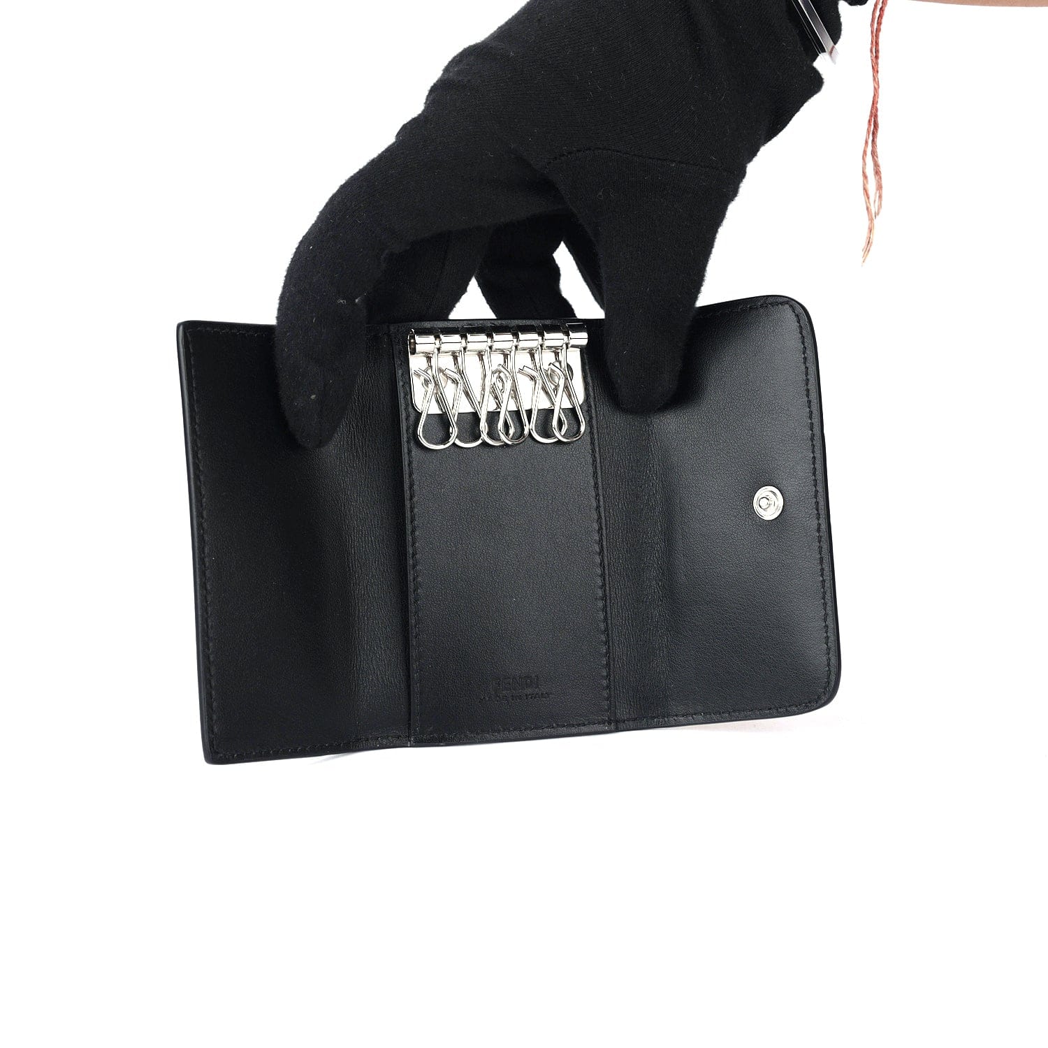 Fendi Monogram Canvas Leather Keycase