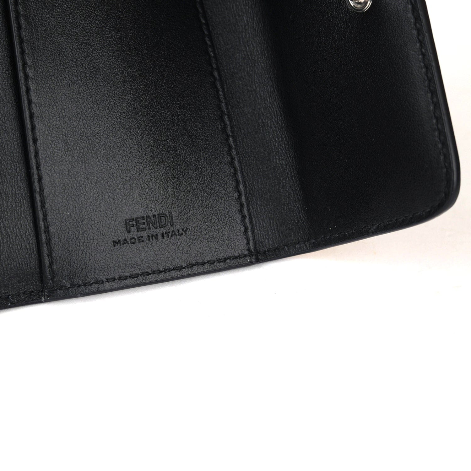 Fendi Monogram Canvas Leather Keycase