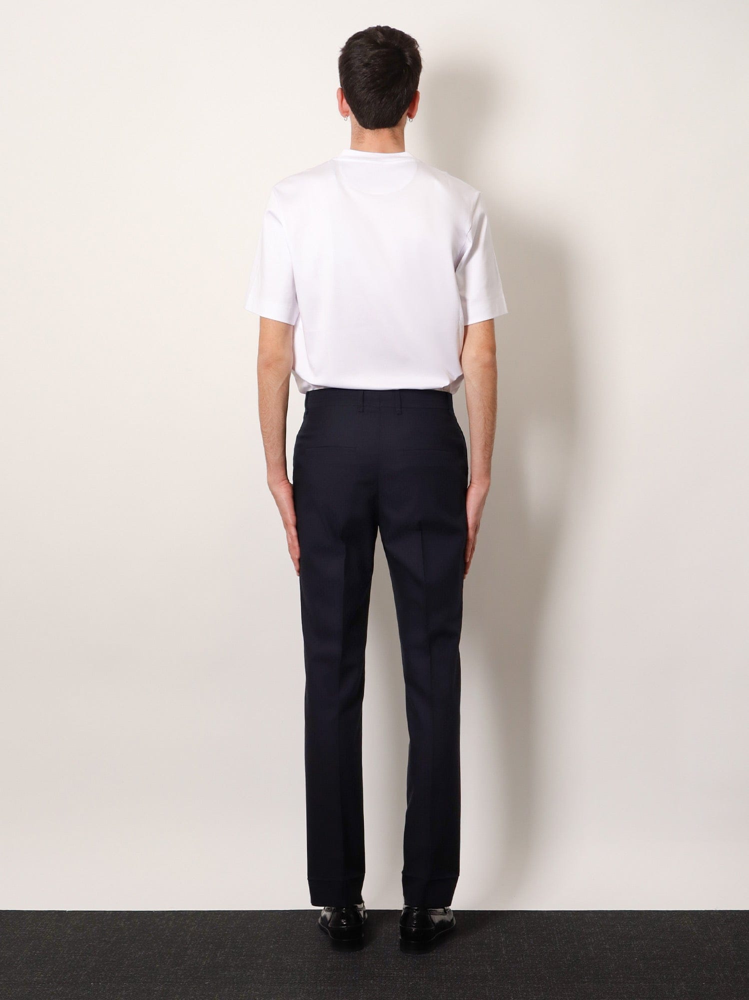 Fendi Trousers Wool Tonal Stitching