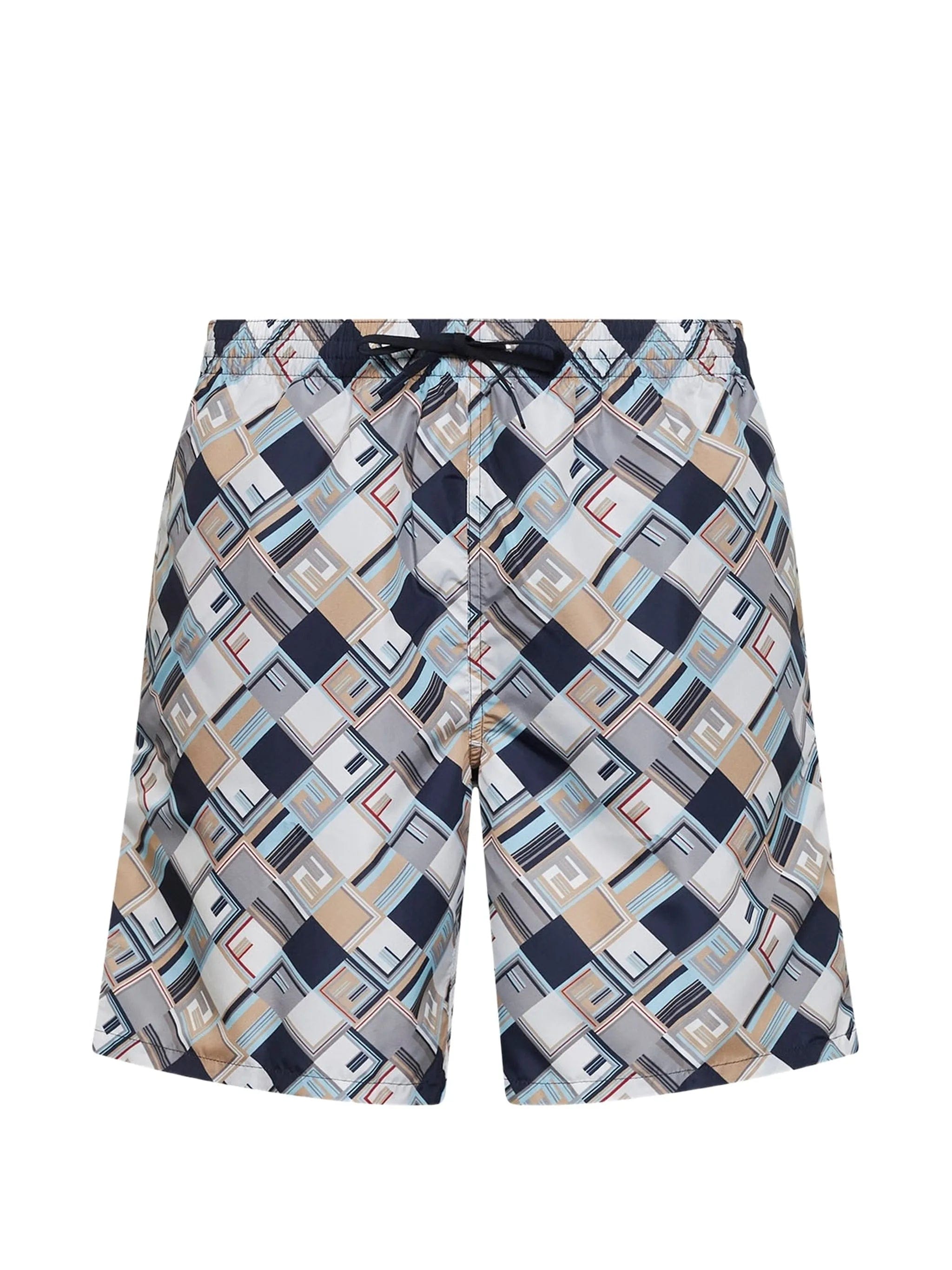 Fendi FF Check swim shorts