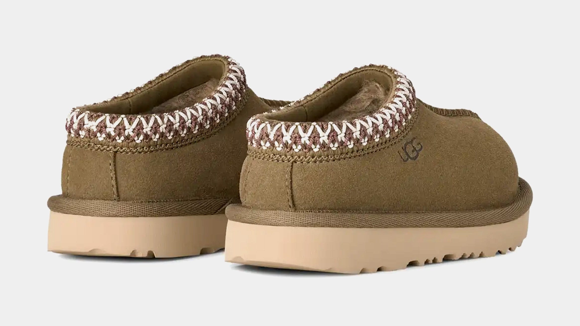 UGG Tasman II Slipper Infant Toddler Sandals (Brown/Beige)