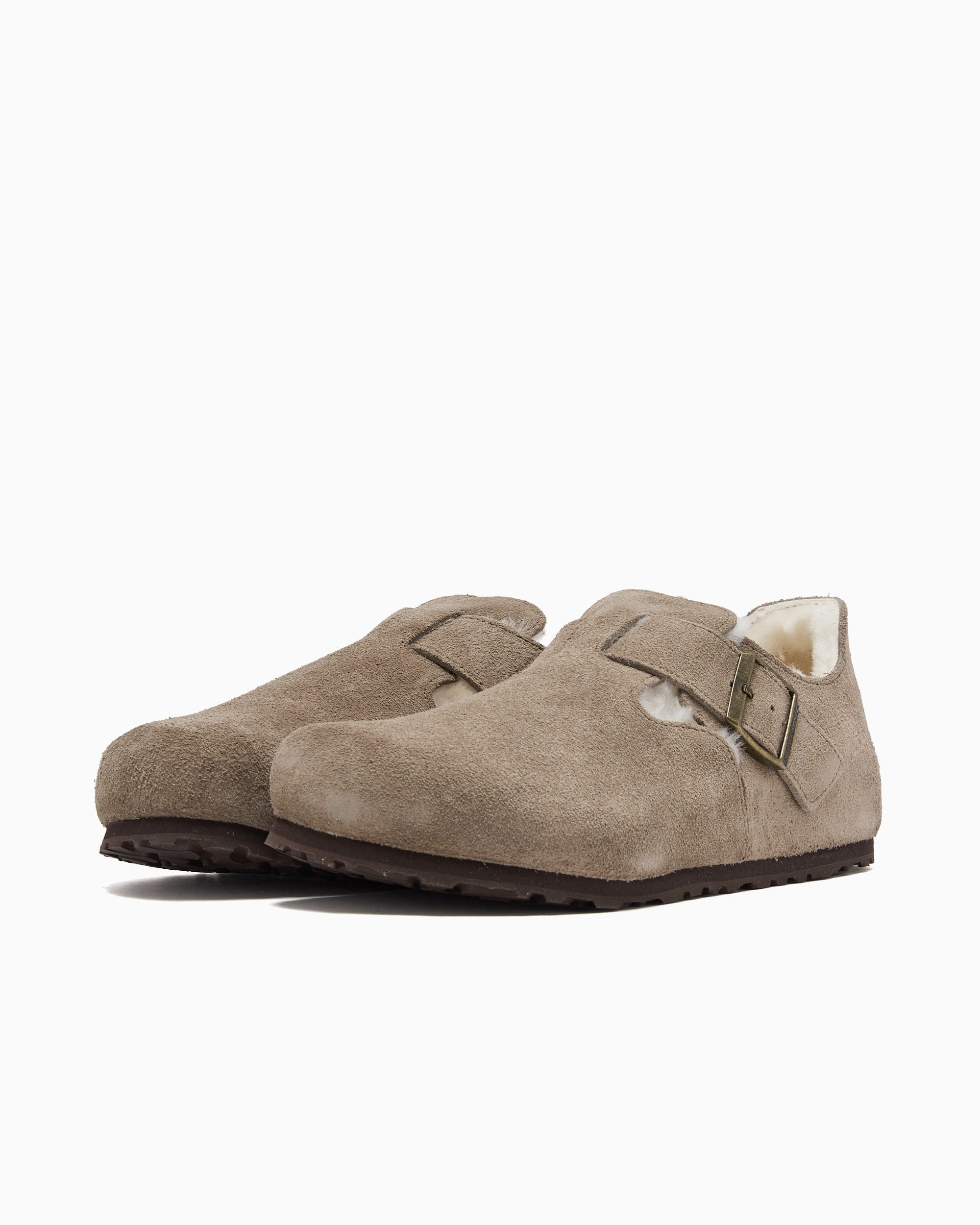 Birkenstock Zapatos BIRKENSTOCK London Shearling Suede Leather Regular Unisex