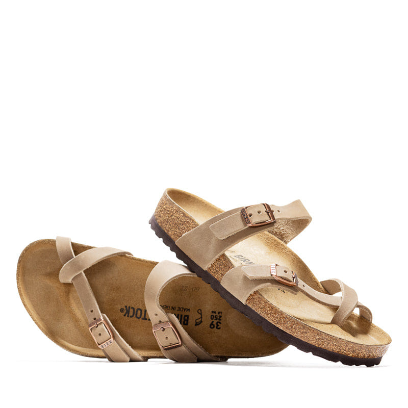 Birkenstock Women's Birkenstock Mayari Oiled Leather - Tobacco Brown
