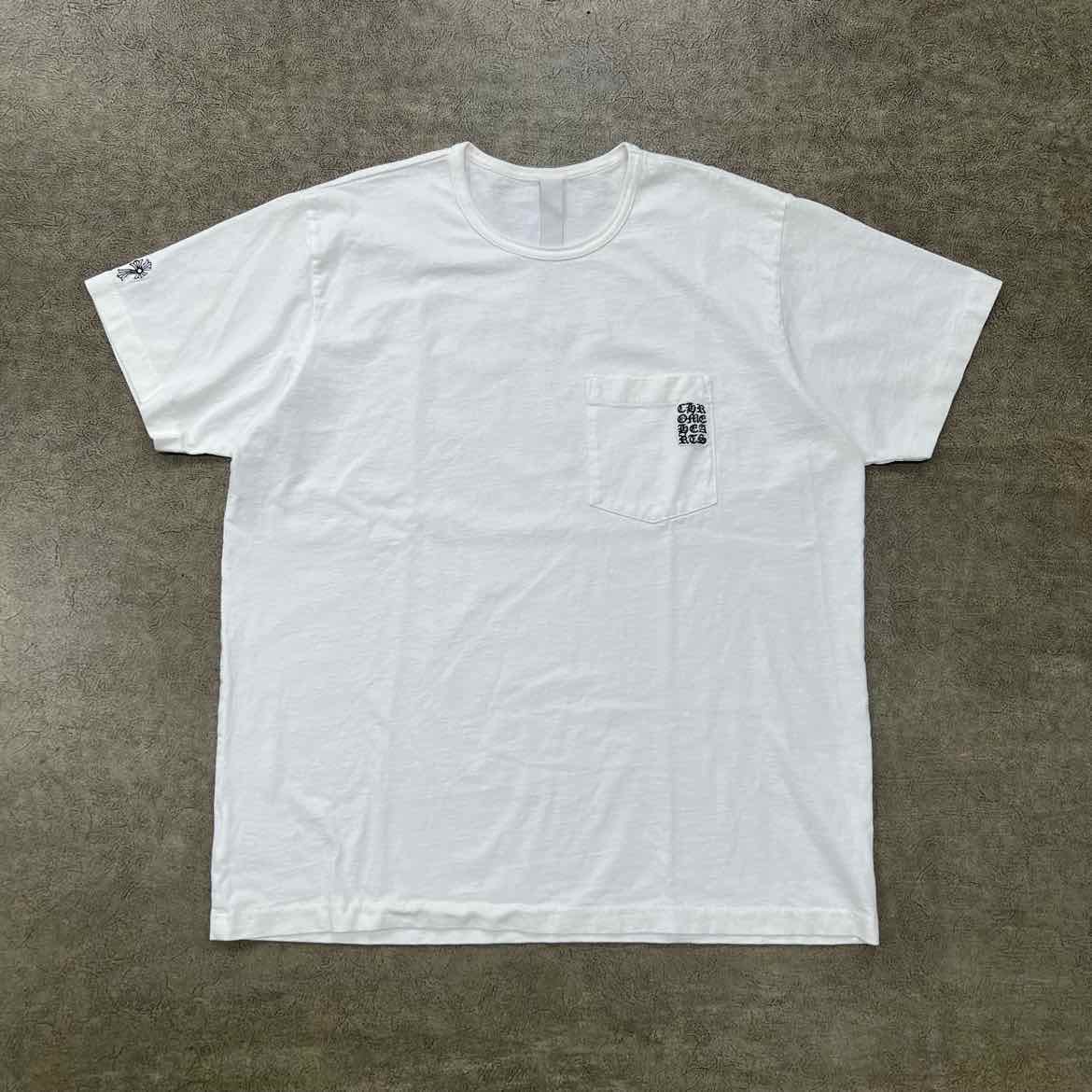 Chrome Hearts T - Shirt EYECHART White New Size 2XL