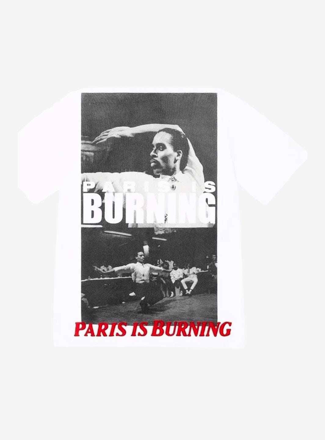 Supreme Paris Is Burning T - Shirt White
