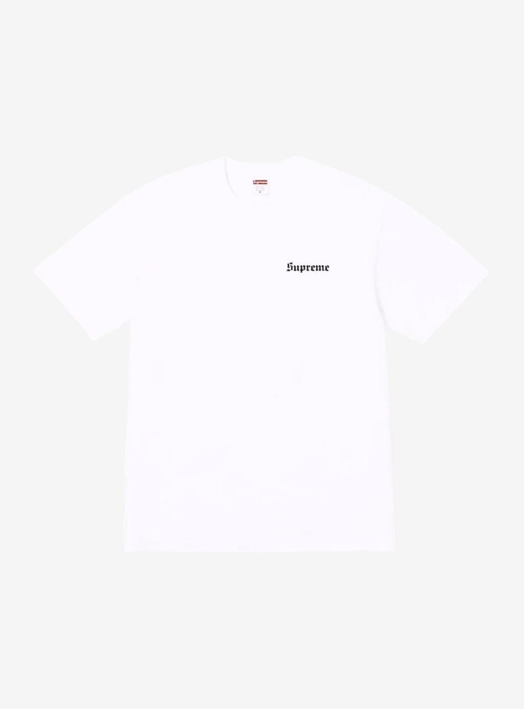 Supreme Paris Is Burning T - Shirt White