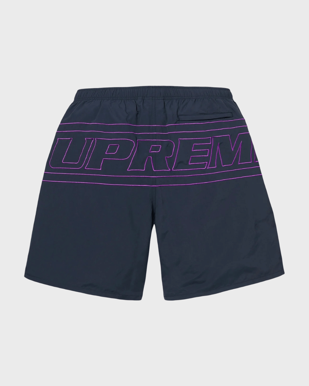 Supreme Big Logo Nylon Short Navy
