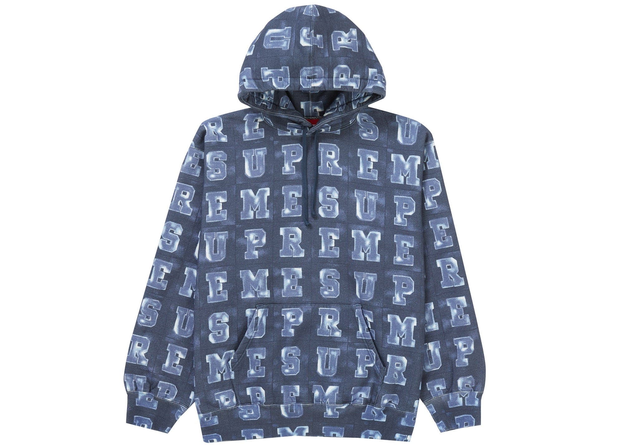 Supreme Blocks Hooded Sweatshirt Multicolor/Navy FW20 (FW20SW26) Men's Size S - XL